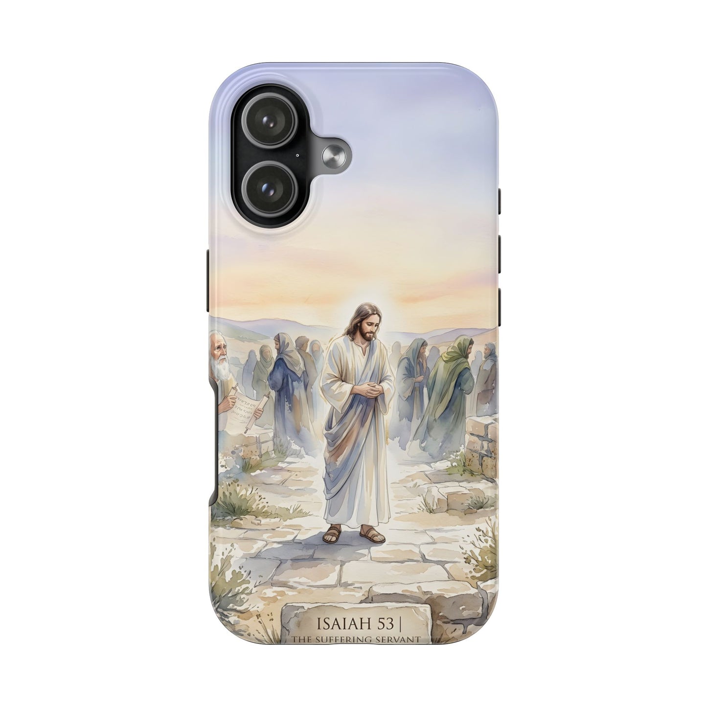 Isaiah prophesying the suffering servant - Phone Case