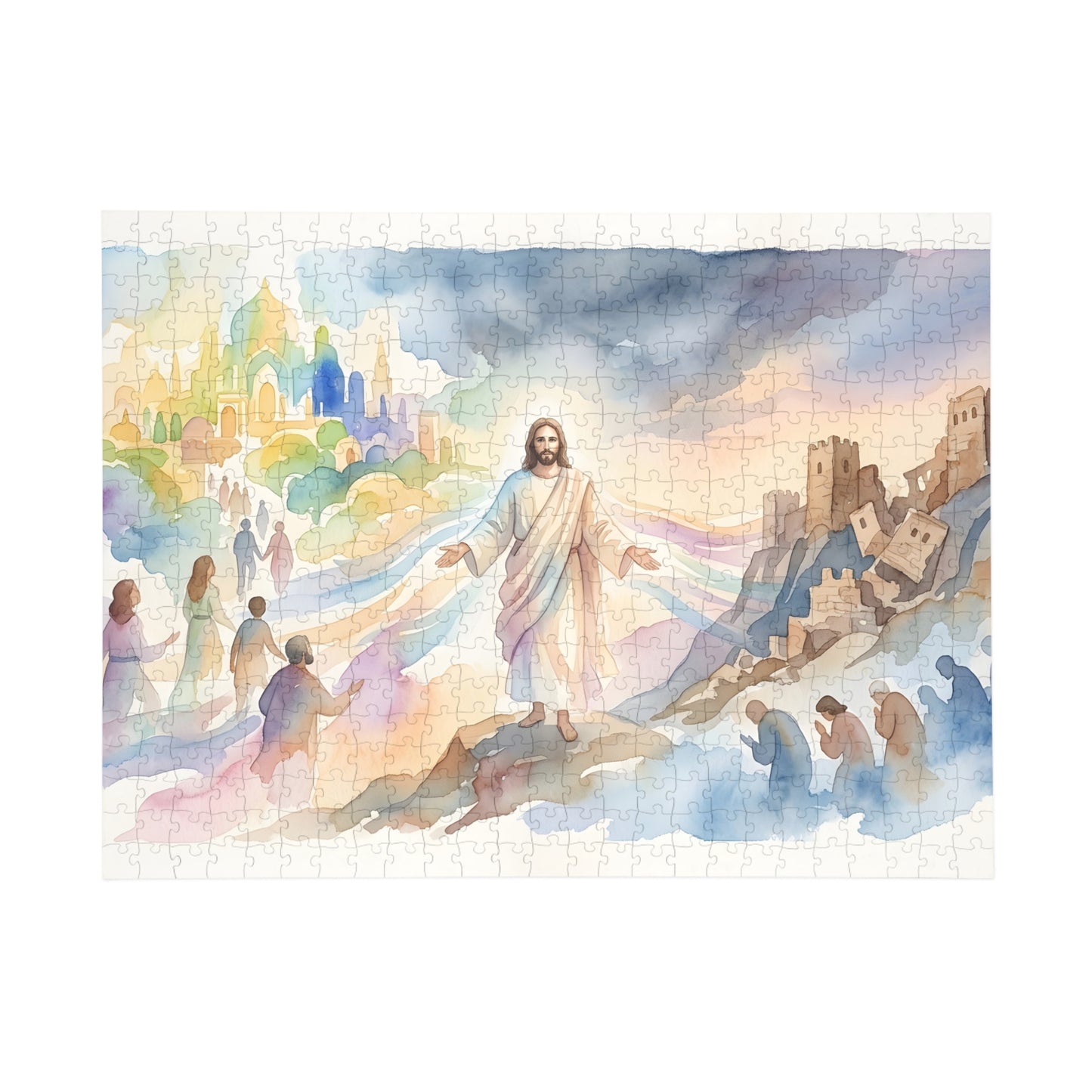 “Pride's Downfall - Obadiah's Prophecy” - Jigsaw Puzzle
