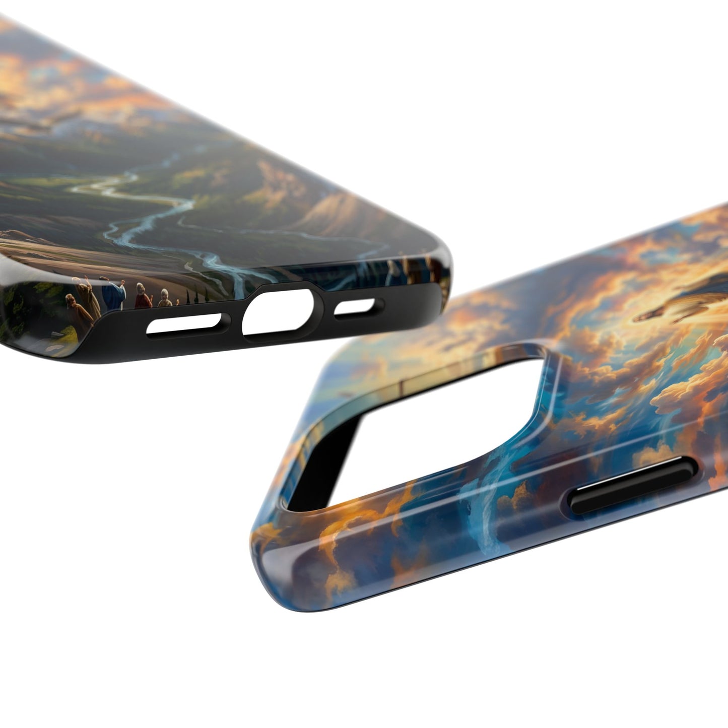 “Soaring Like Eagles - Hope in the Lord Over Mountains” - Phone Case