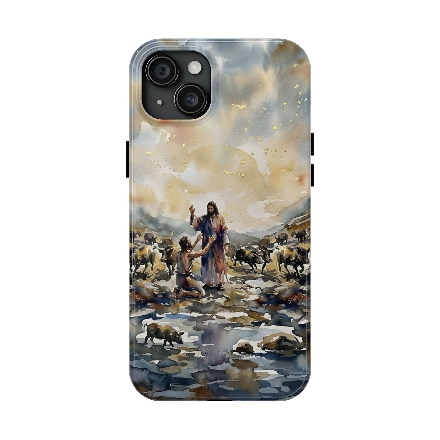 “Unchained - Jesus and the Demoniac” - Phone Case