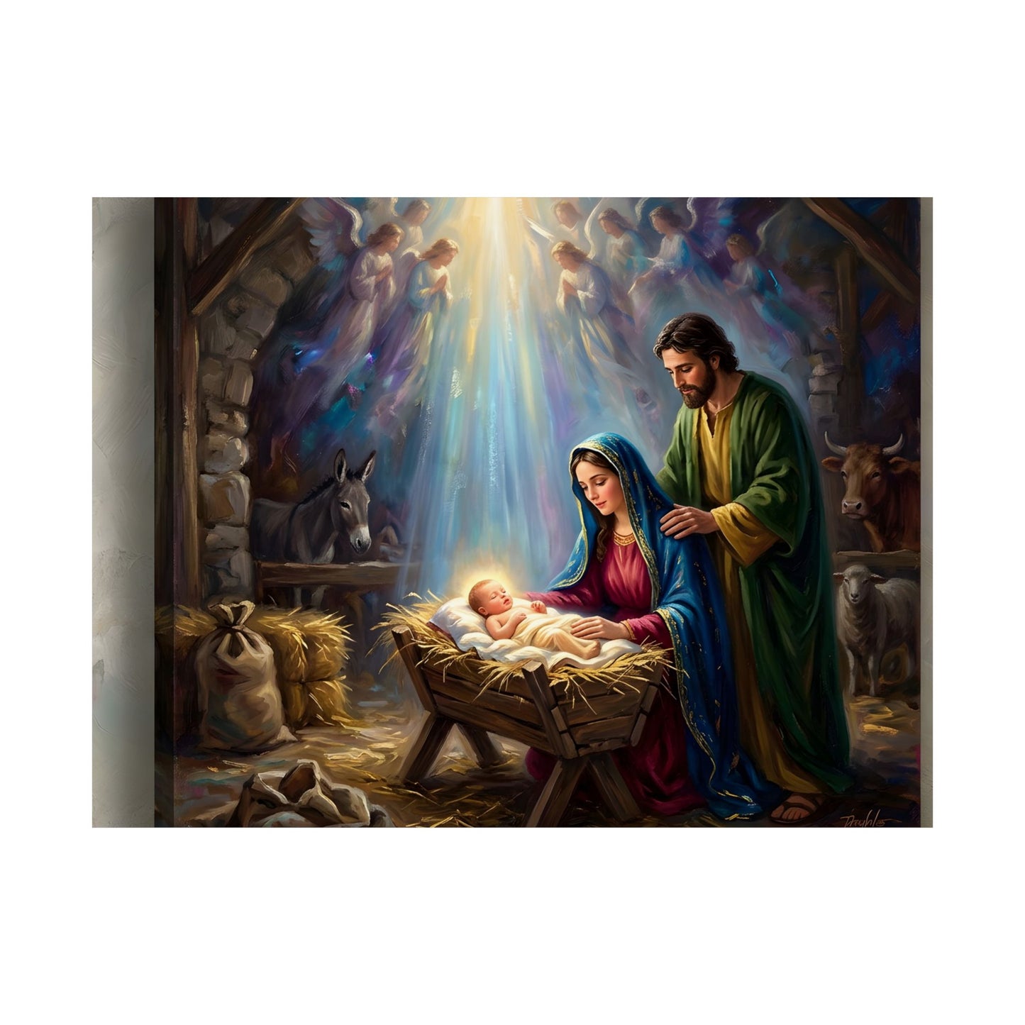 “Prince of Peace - Holy Family in Bethlehem” - Poster
