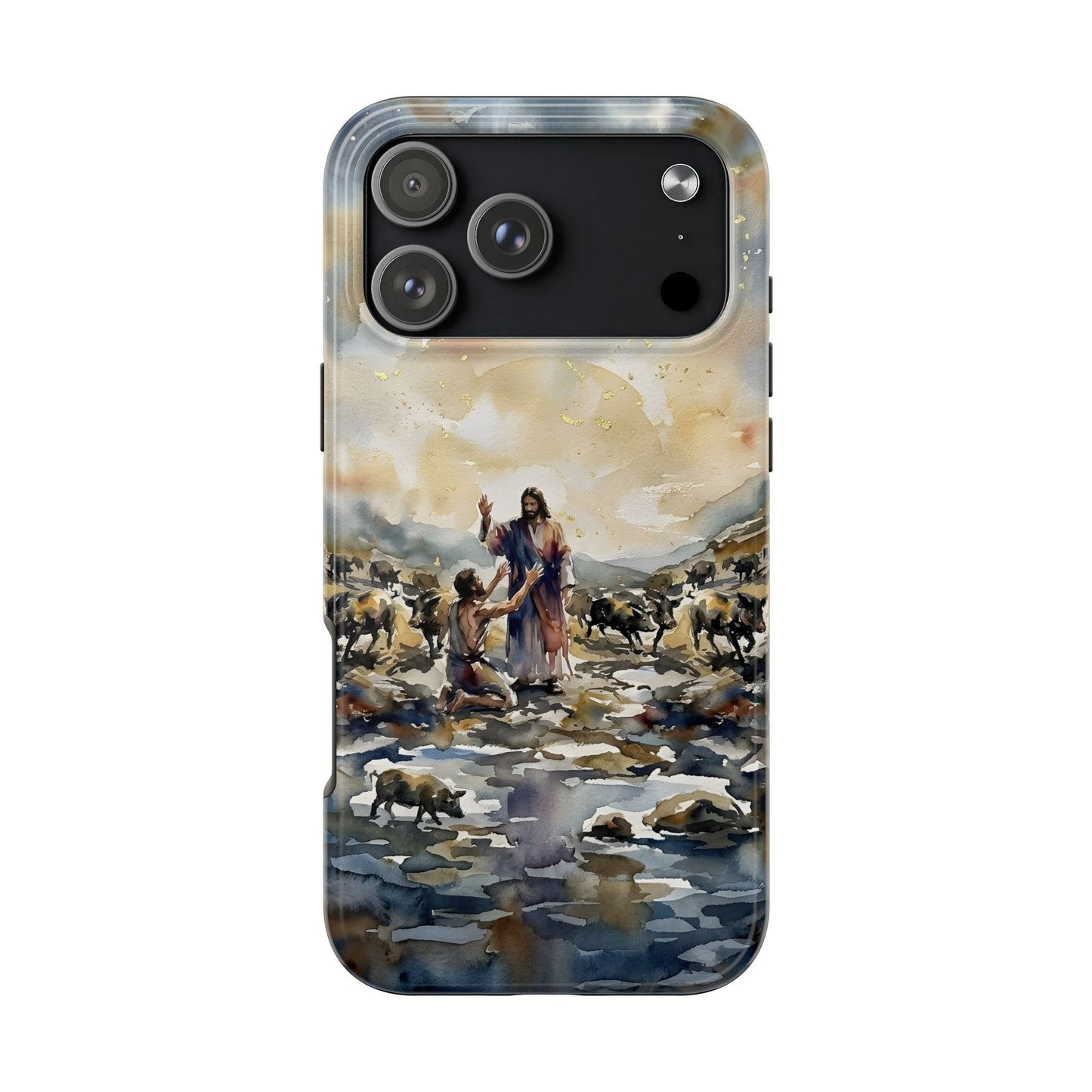 “Unchained - Jesus and the Demoniac” - Phone Case