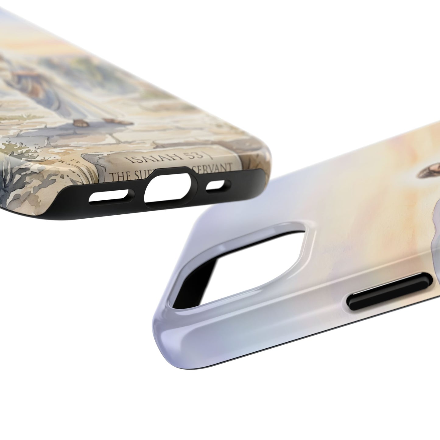 Isaiah prophesying the suffering servant - Phone Case