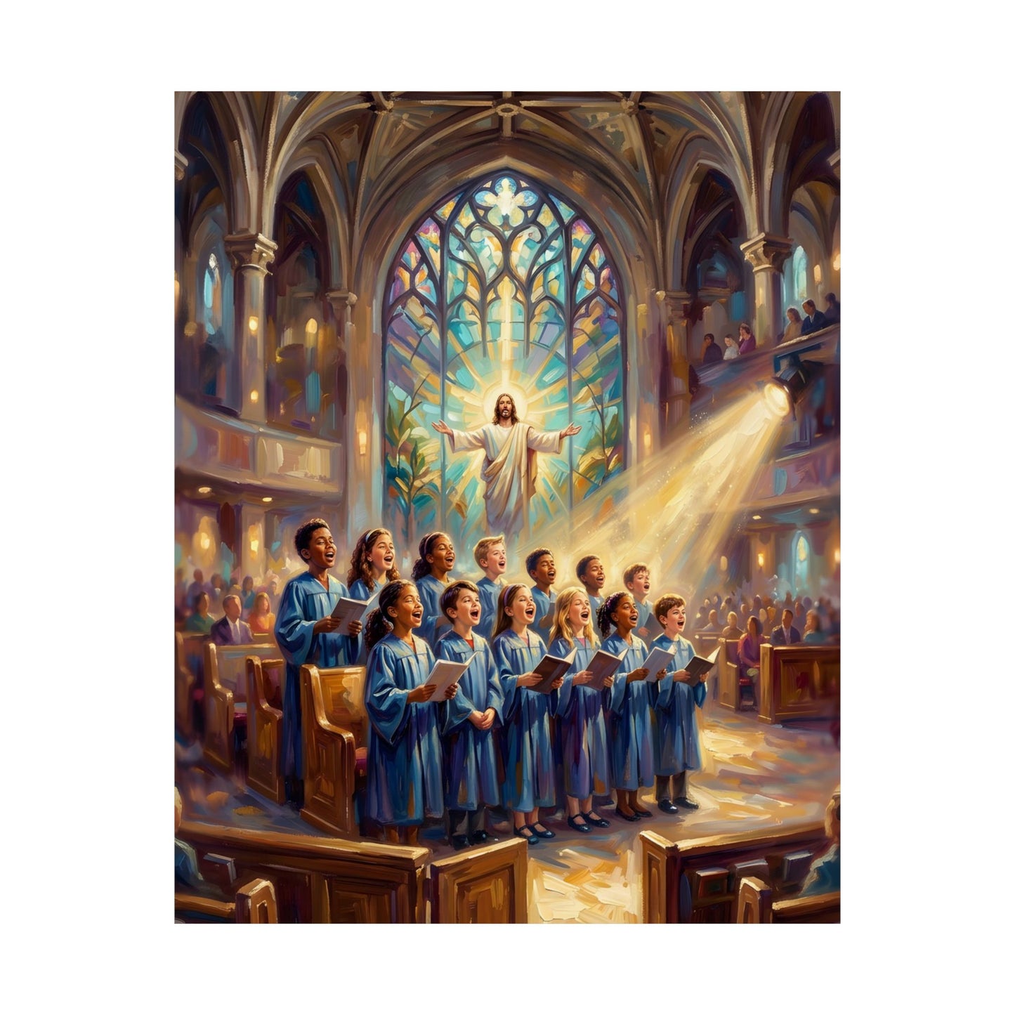 “Make a Joyful Noise - Children Sing Praise” - Poster