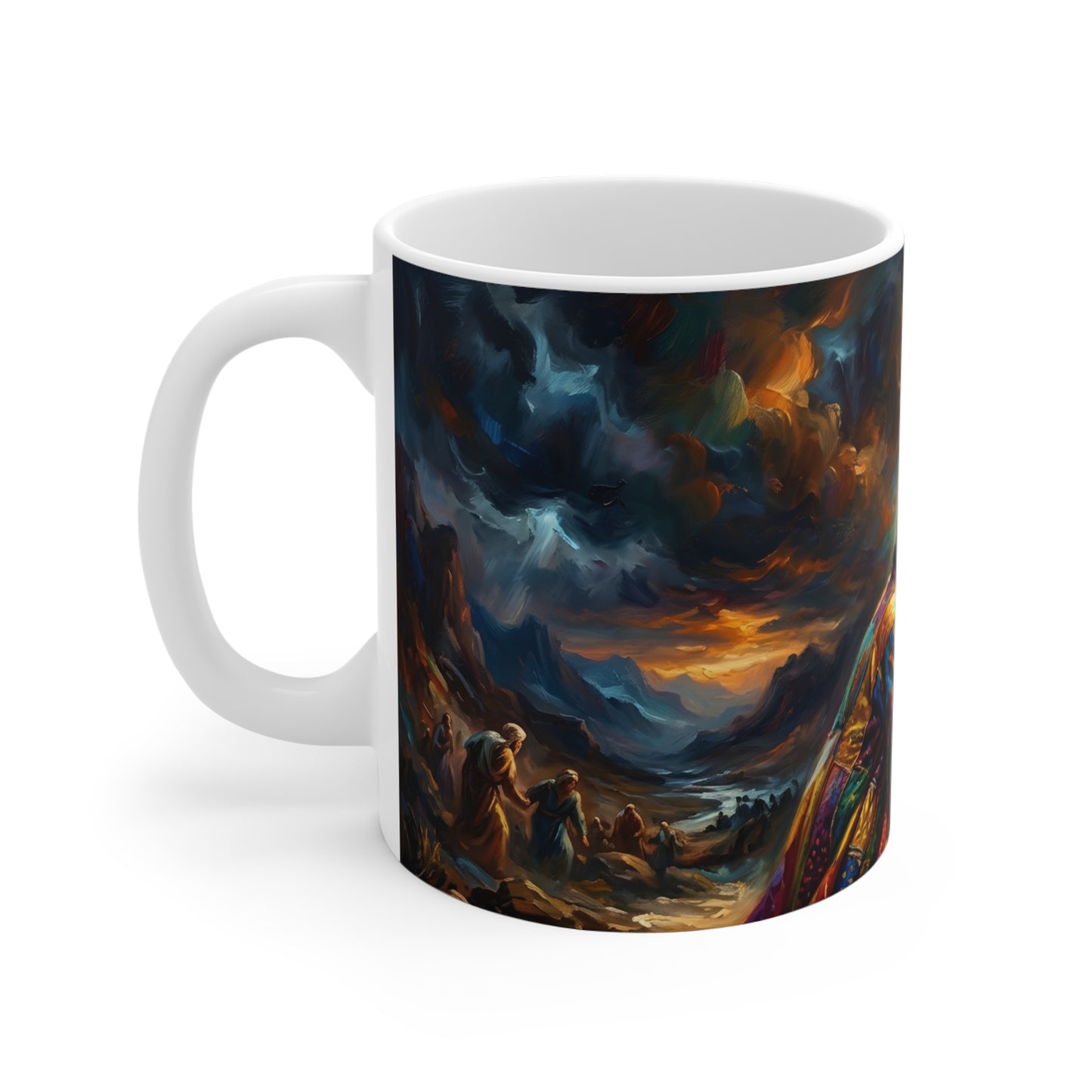 “Coat of Many Colors - Joseph's Enduring Faith” - Coffee Mug
