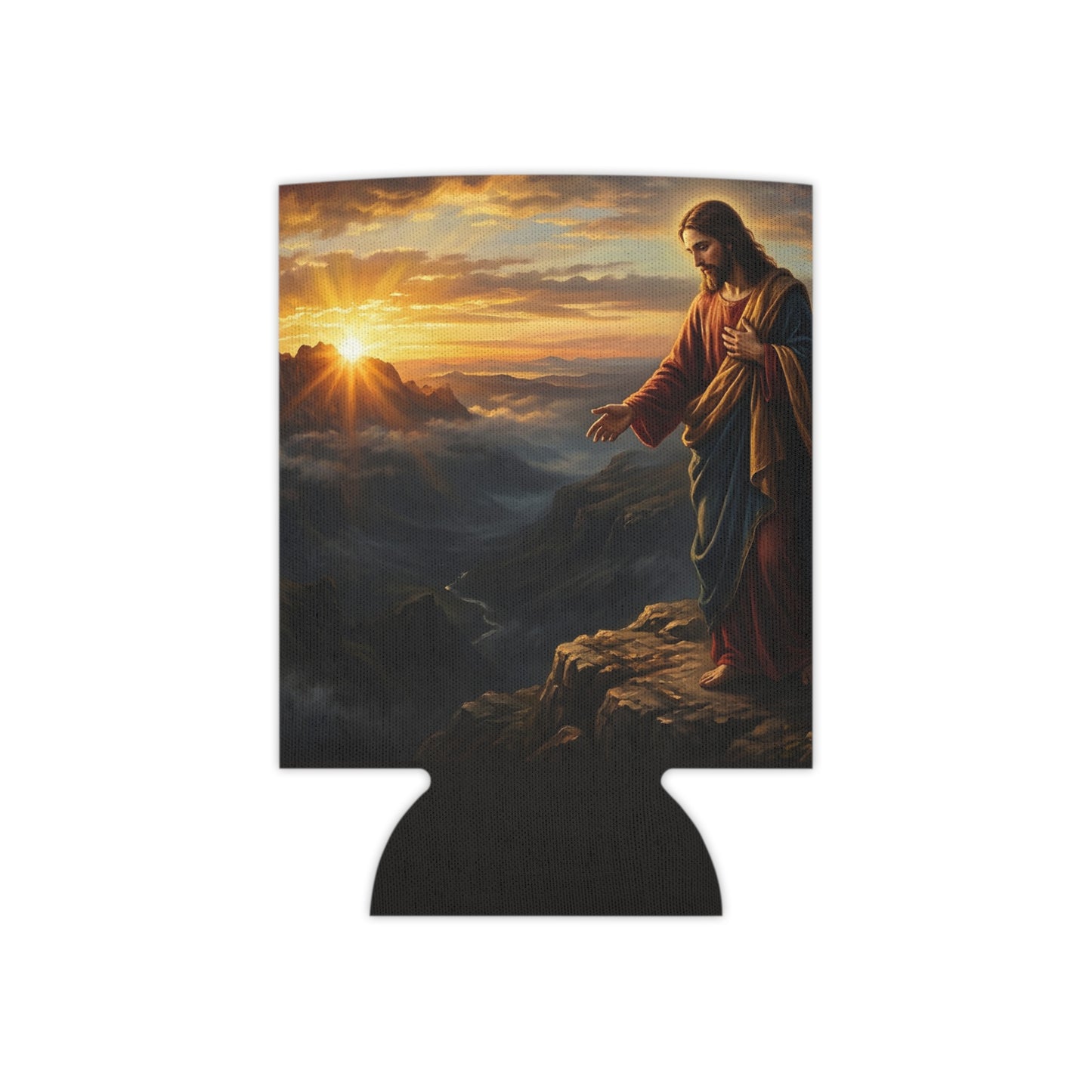 “Joy Comes in the Morning - Sunrise Over Dark Valley” - Can Cooler