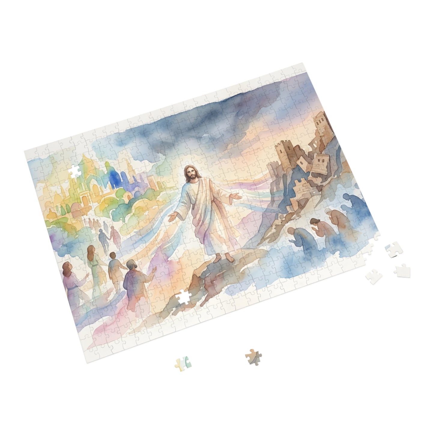 “Pride's Downfall - Obadiah's Prophecy” - Jigsaw Puzzle