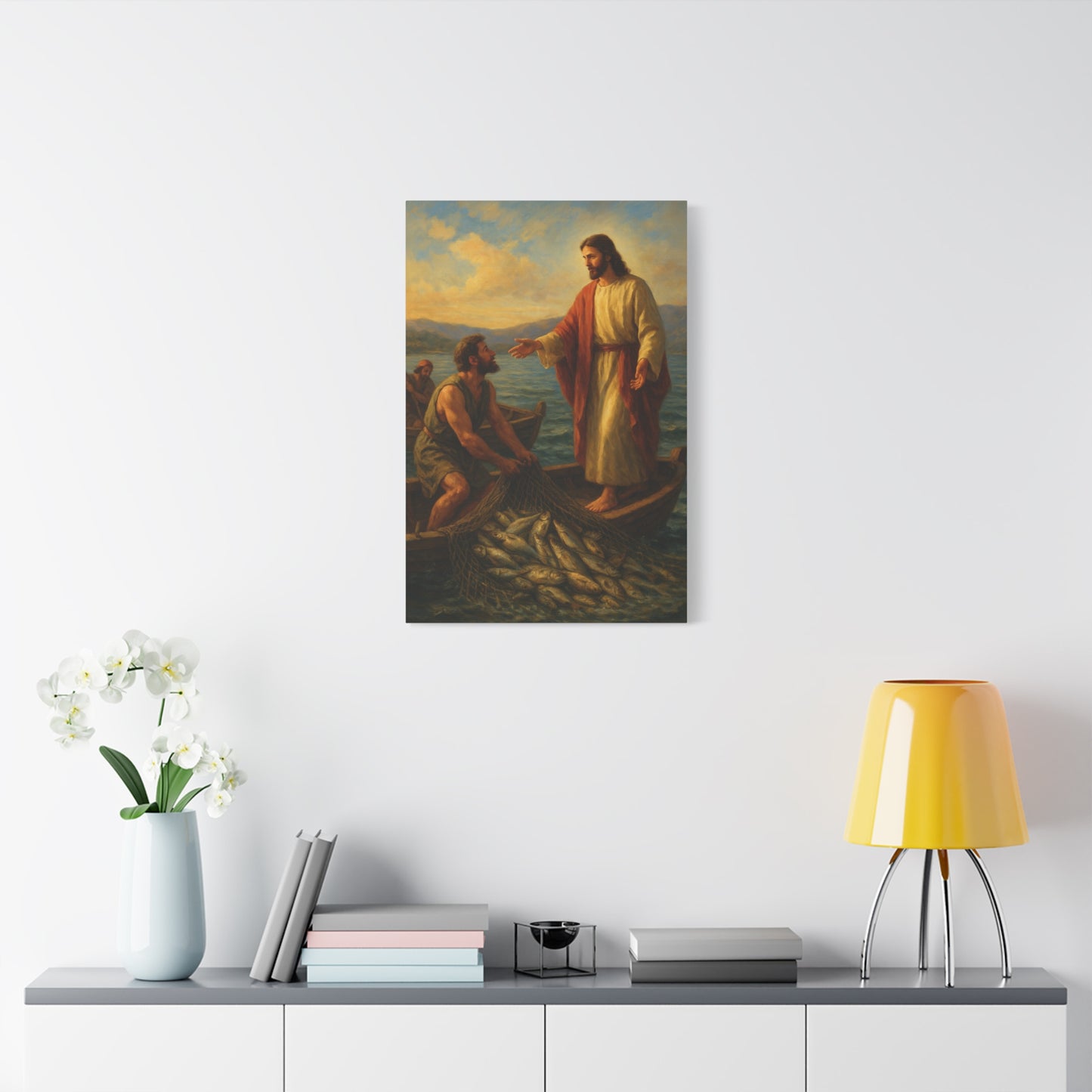 “The Miraculous Catch – Calling of the First Disciples” - Canvas Art