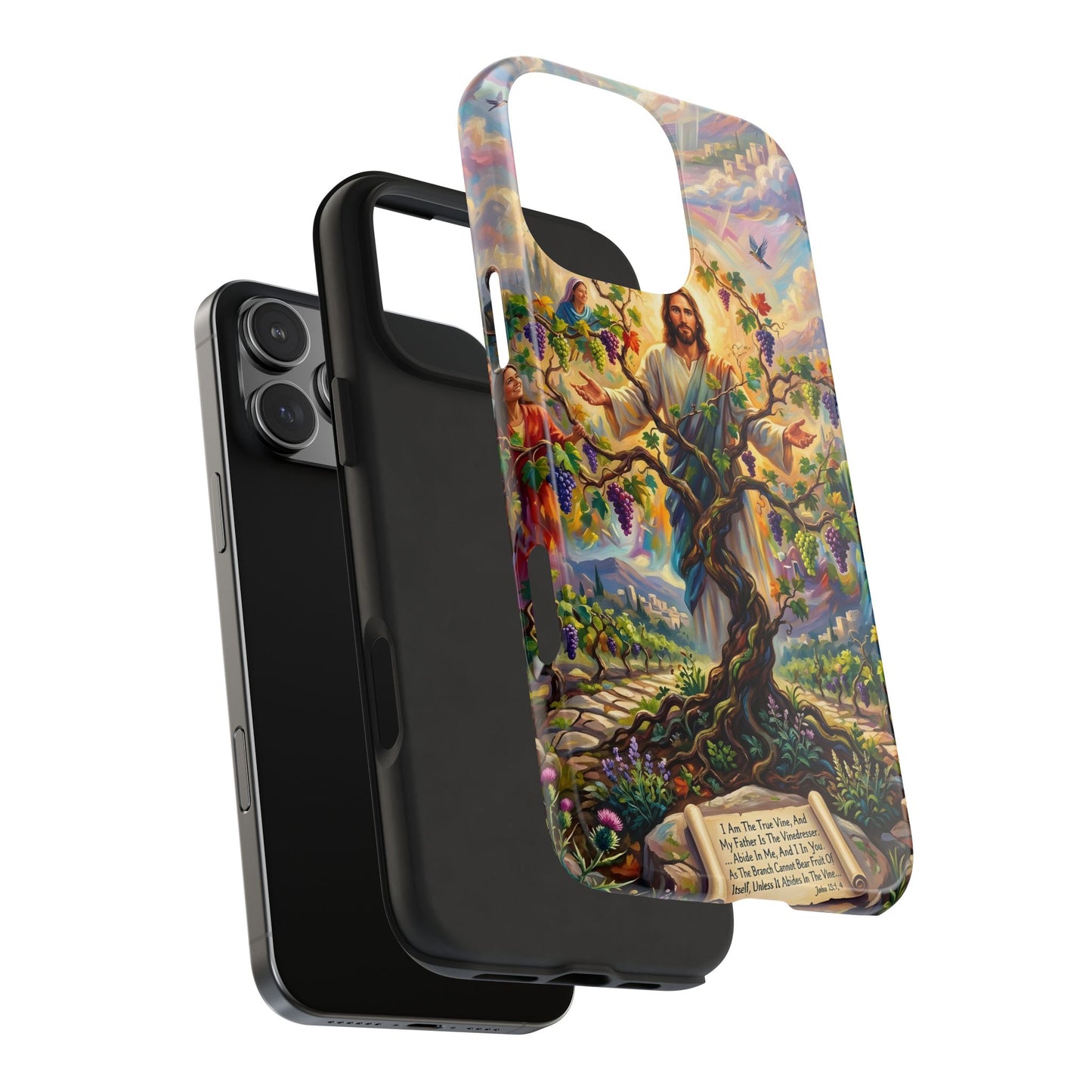 “I Am the True Vine - Abide in My Love” - Phone Case
