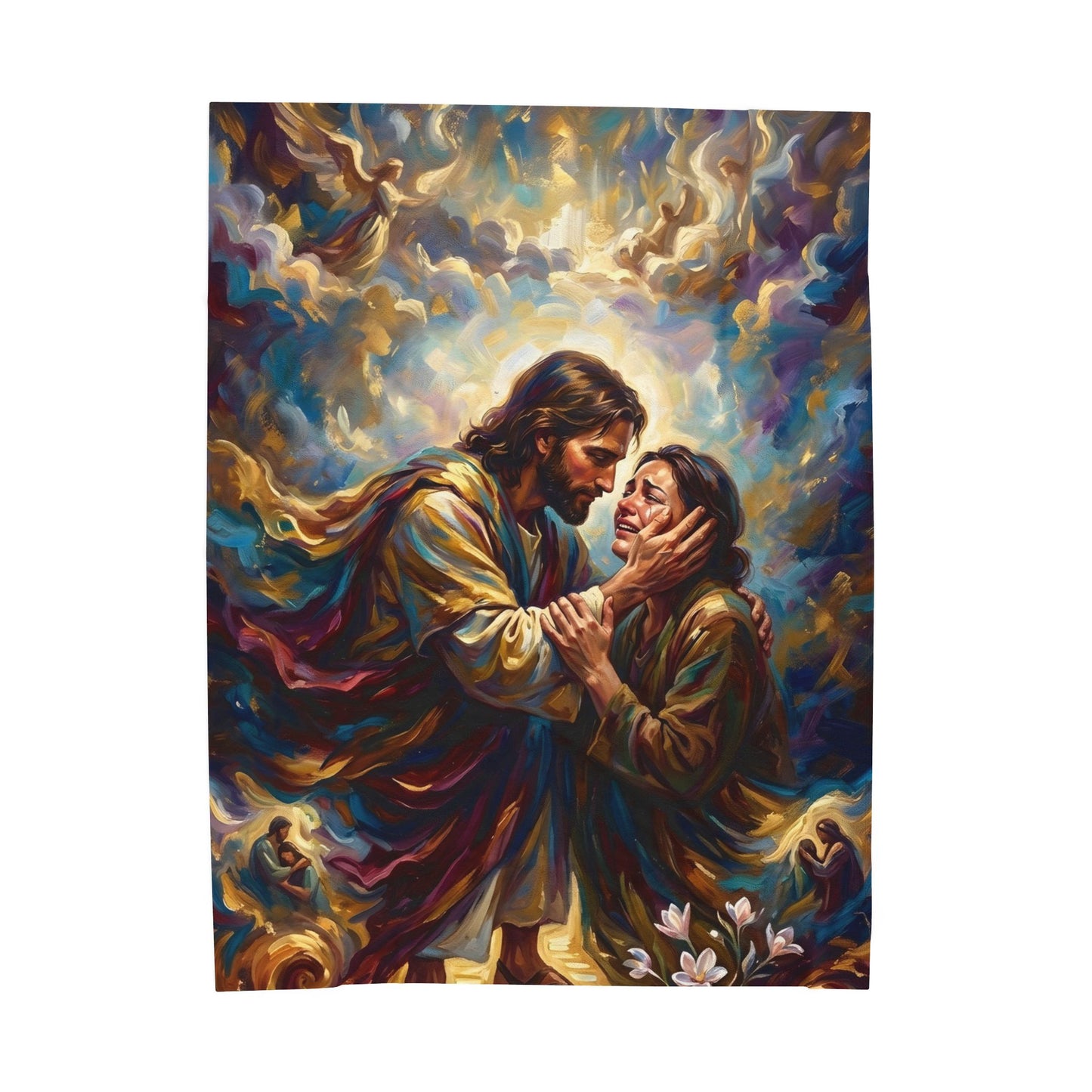 “No More Tears - God's Eternal Comfort” - Plush Blanket
