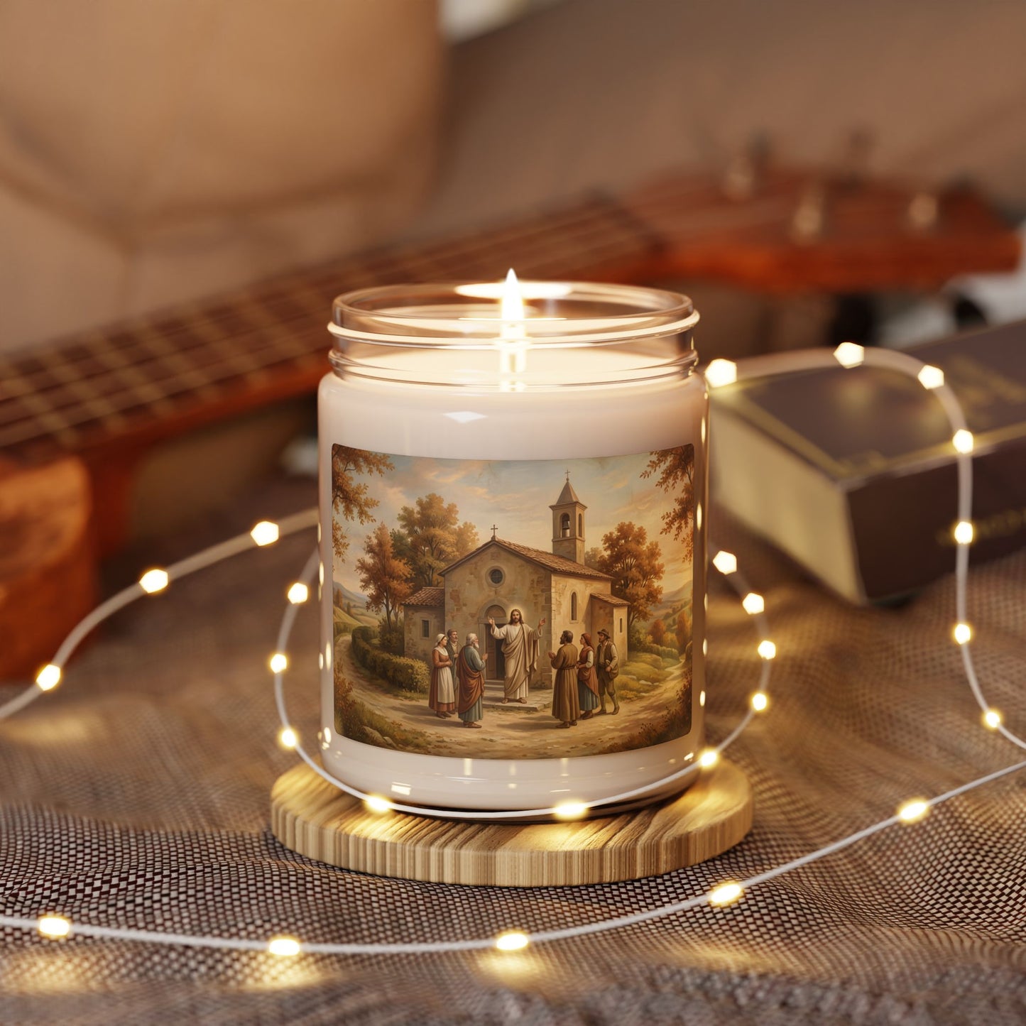 “Sanctuary in Serenity - Autumn's Golden Embrace” - Scented Candle