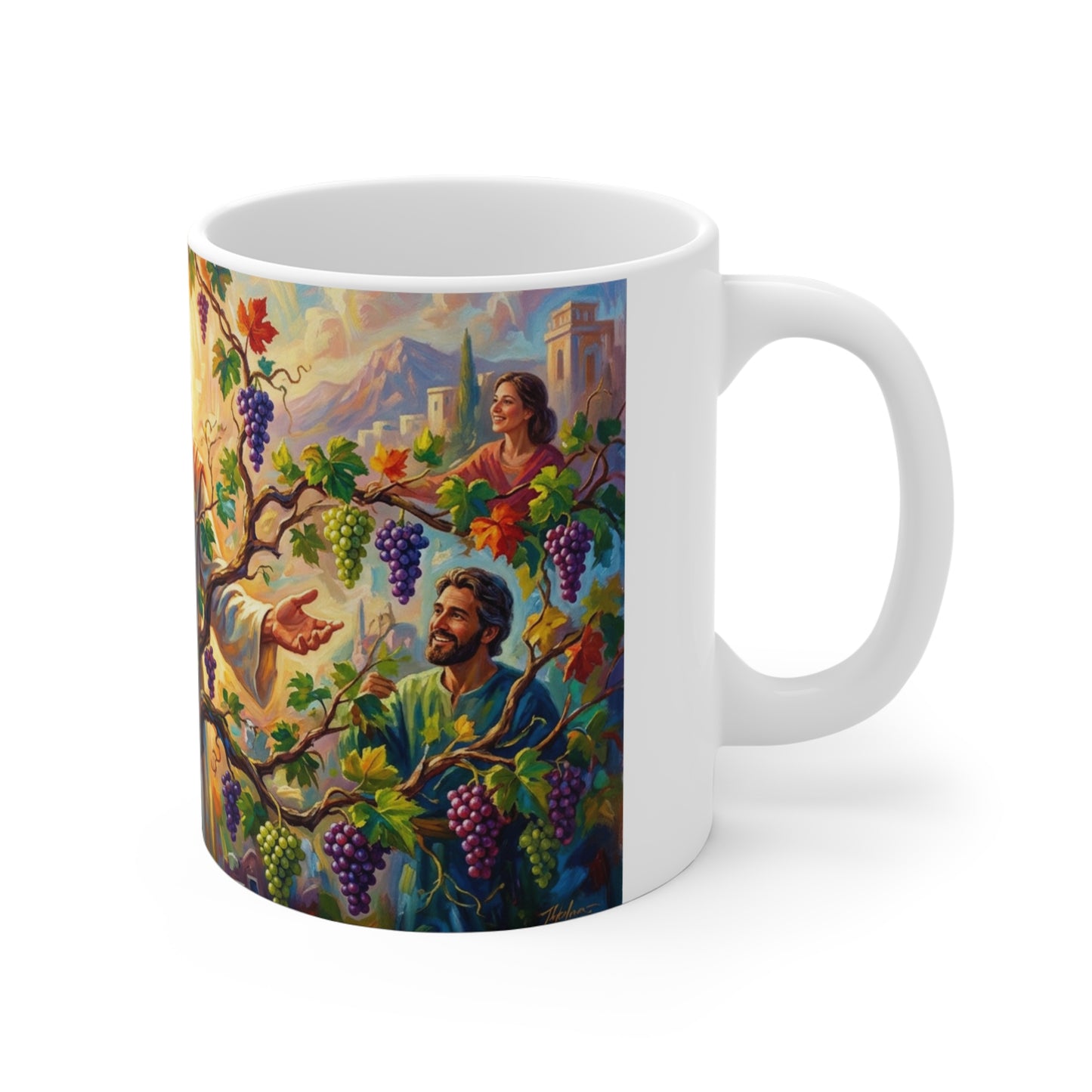 “I Am the True Vine - Abide in My Love” - Coffee Mug