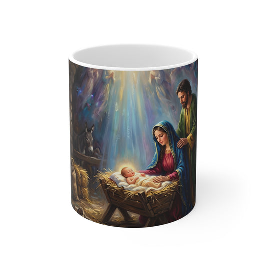 “Prince of Peace - Holy Family in Bethlehem” - Coffee Mug
