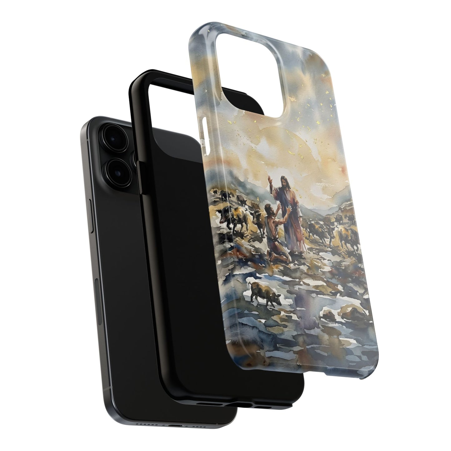 “Unchained - Jesus and the Demoniac” - Phone Case