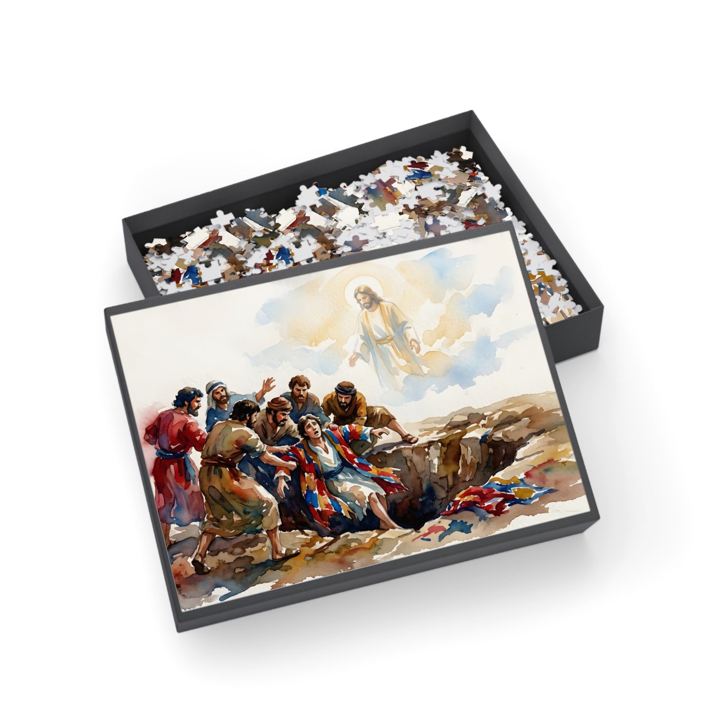 “Betrayal and Providence - Joseph in the Pit” - Jigsaw Puzzle