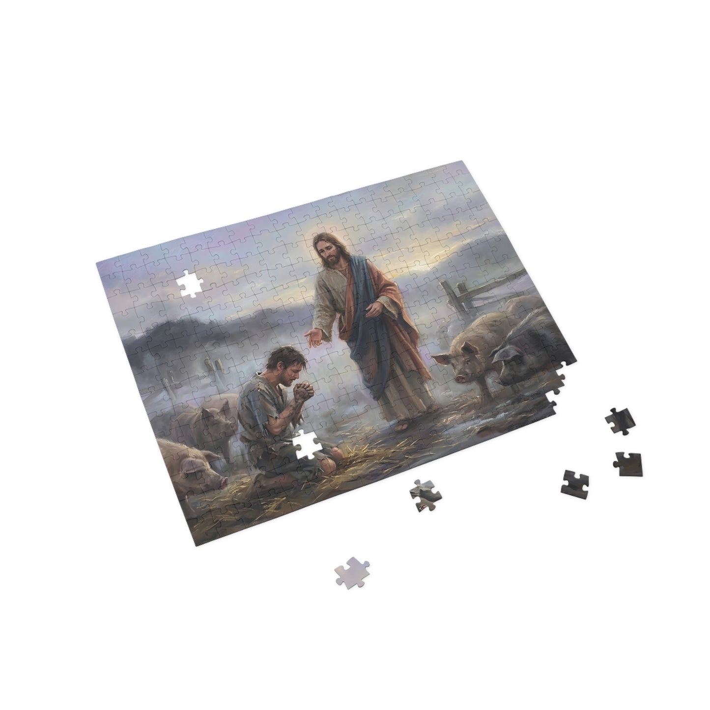 “Turning Point - The Prodigal Son's Repentance” - Jigsaw Puzzle