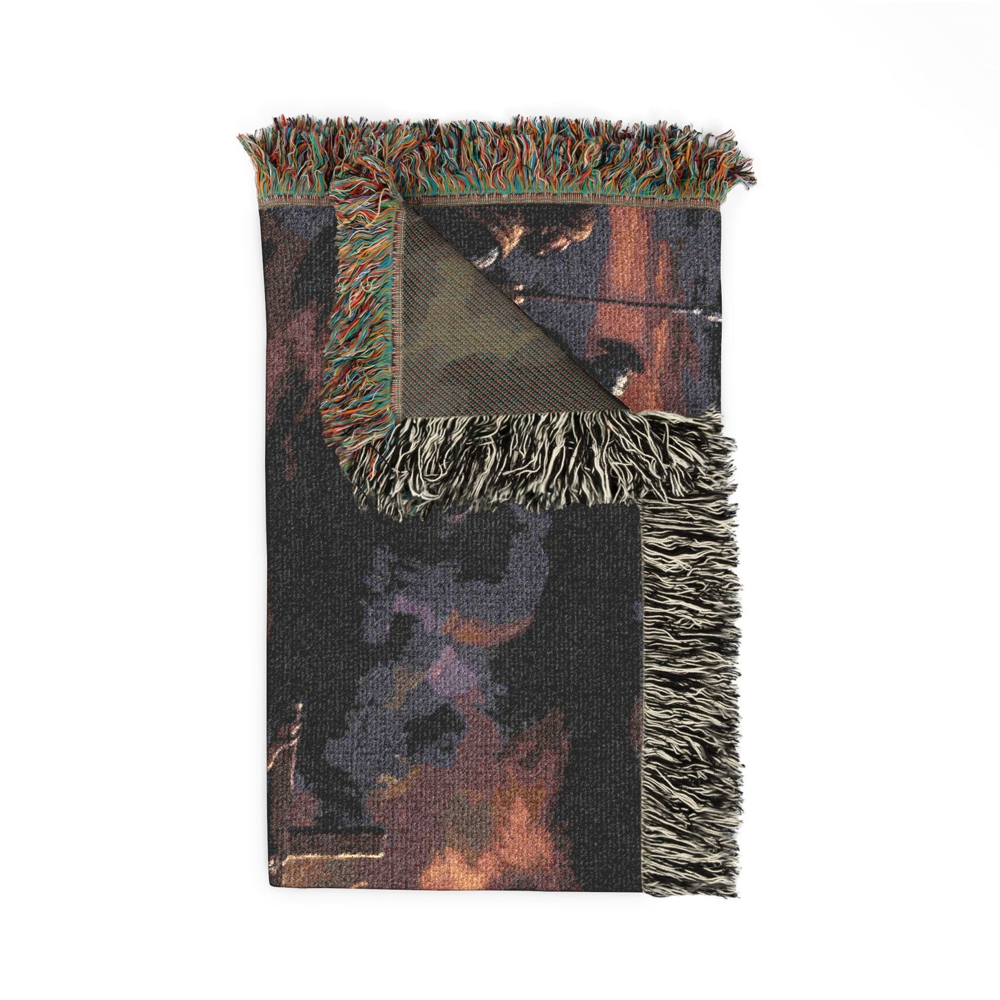 “It Is Finished - The Crucifixion at Calvary” - Woven Blanket