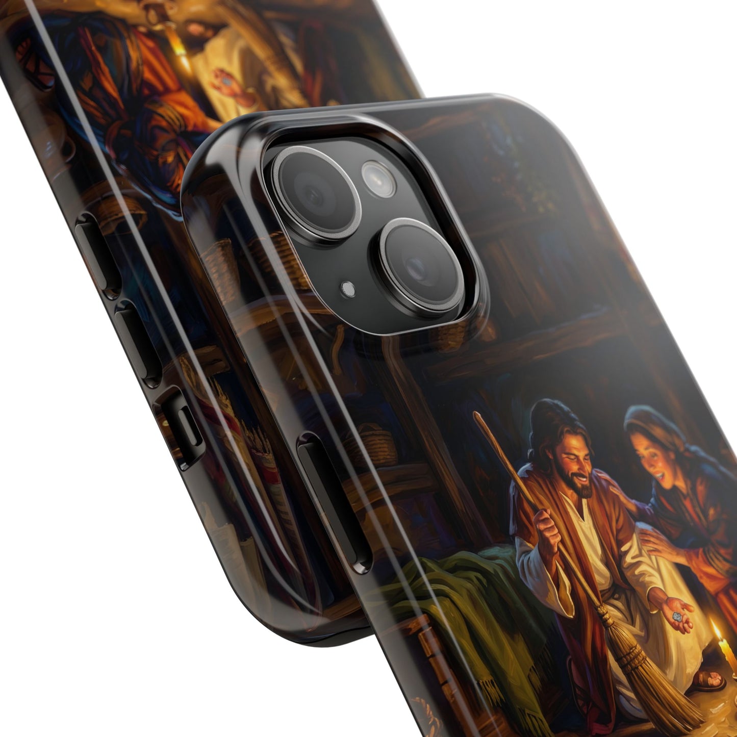 “Lost and Found - The Sweeping Woman of Luke 15” - Phone Case