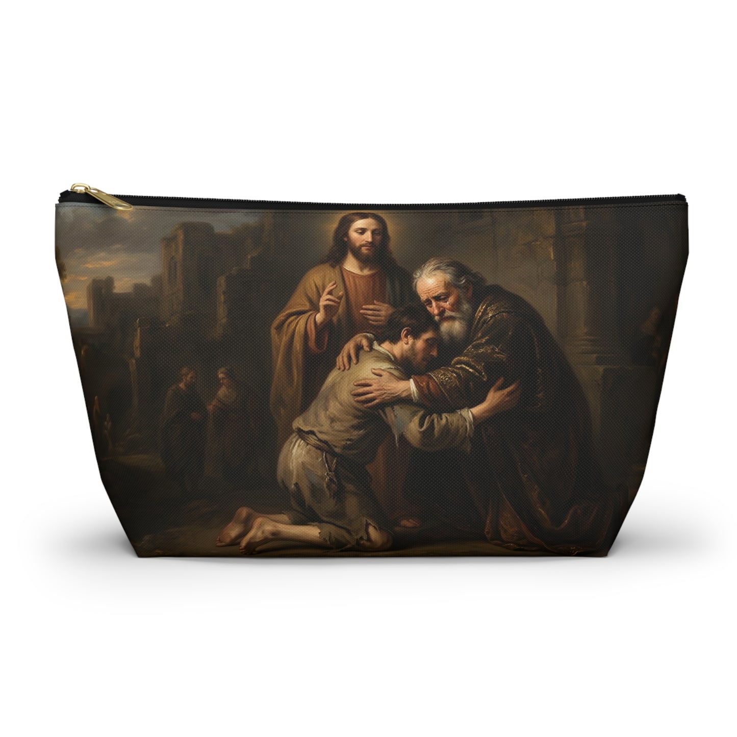 The prodigal son running toward his father - Accessory Pouch