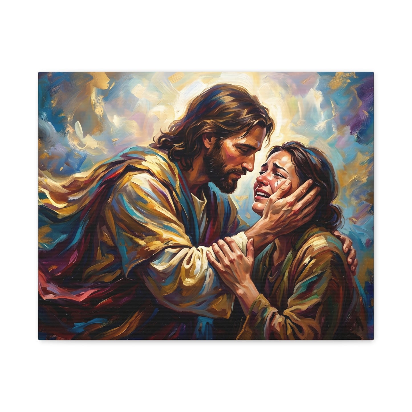 “No More Tears - God's Eternal Comfort” - Canvas Art