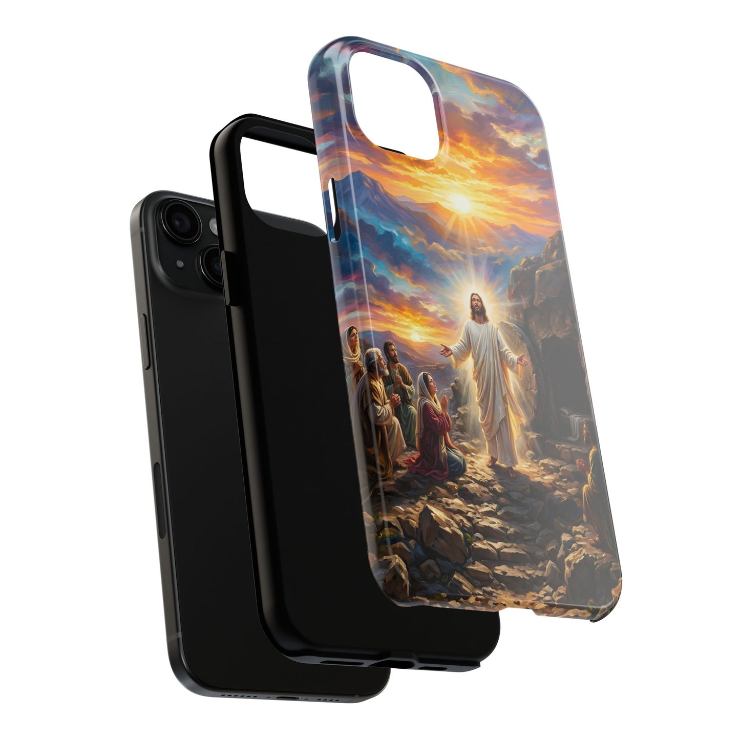 “He Is Risen - The Empty Tomb at Dawn” - Phone Case