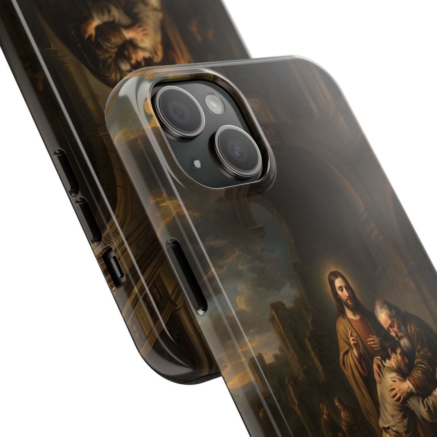 The prodigal son running toward his father - Phone Case