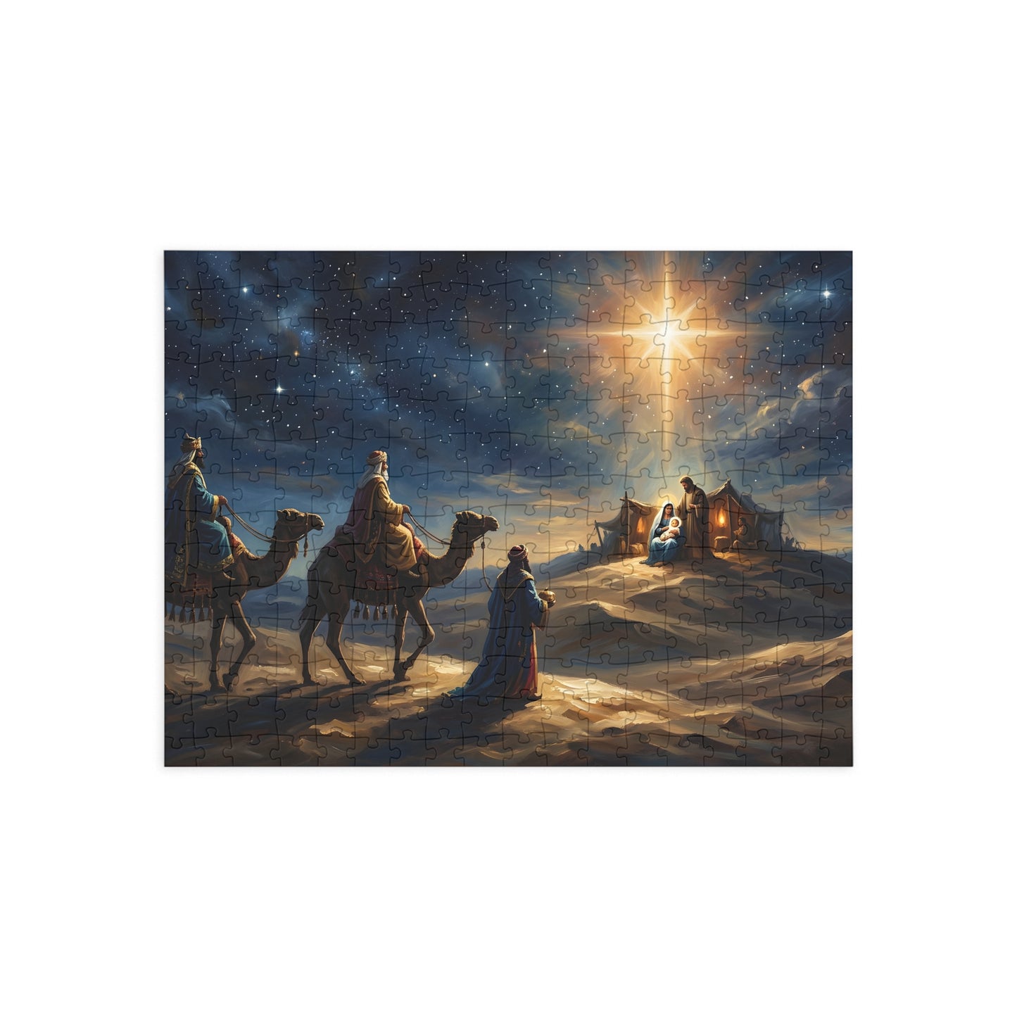 “Journey to the King - Wise Men Seek the Christ Child” - Jigsaw Puzzle