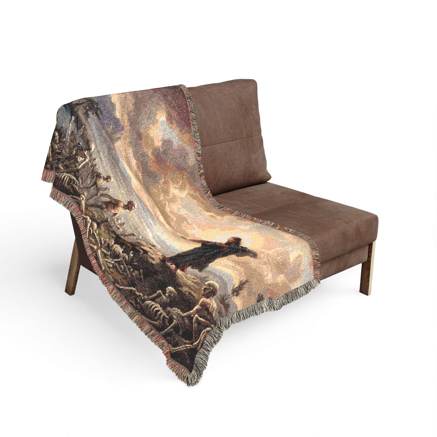 “Valley of Dry Bones - Ezekiel 37 Resurrection” - Woven Blanket