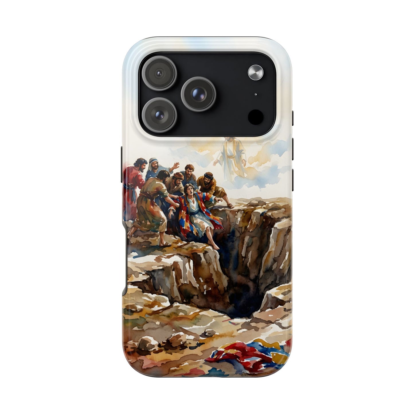 “Betrayal and Providence - Joseph in the Pit” - Phone Case