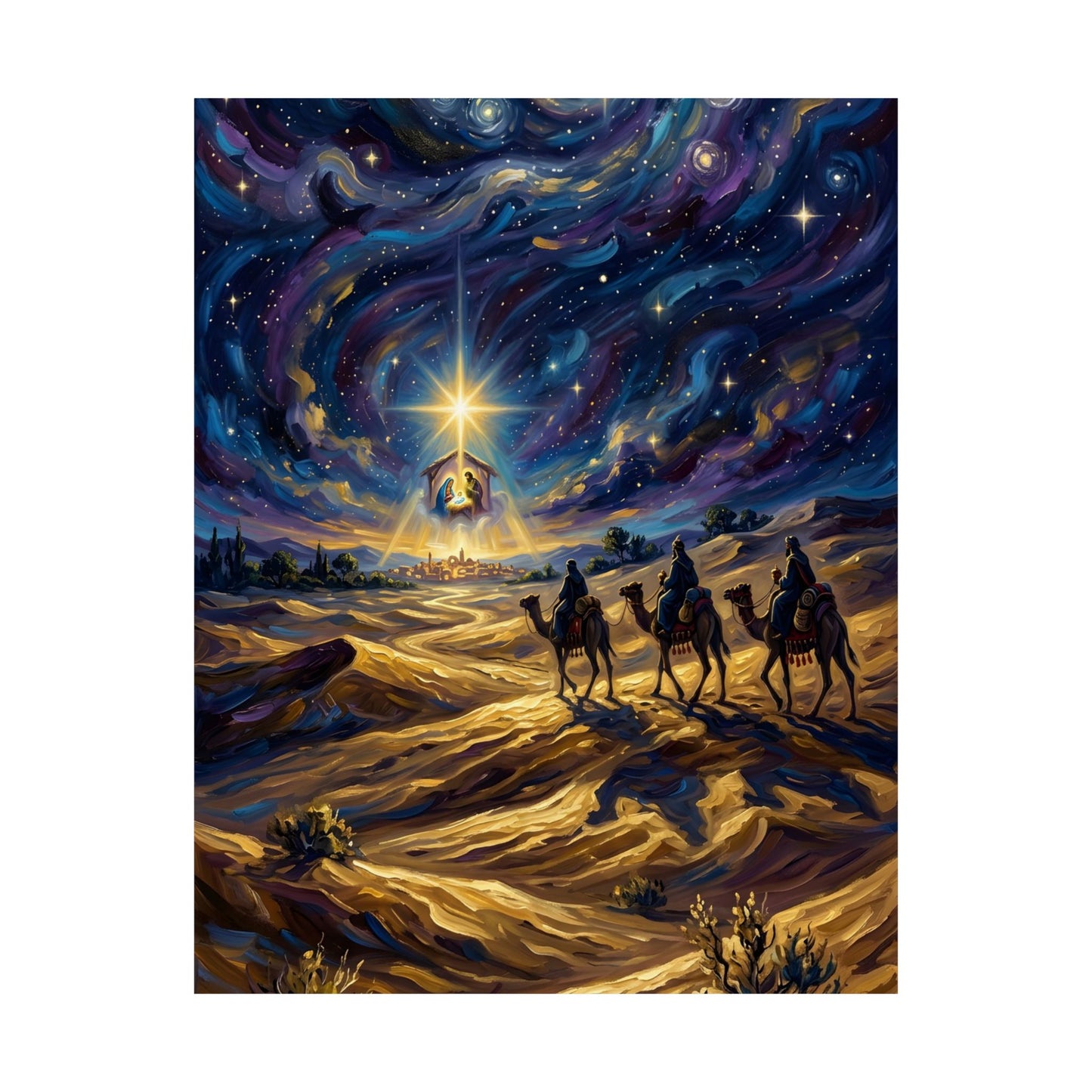 “Journey to Bethlehem - Wise Men Follow the Star” - Poster
