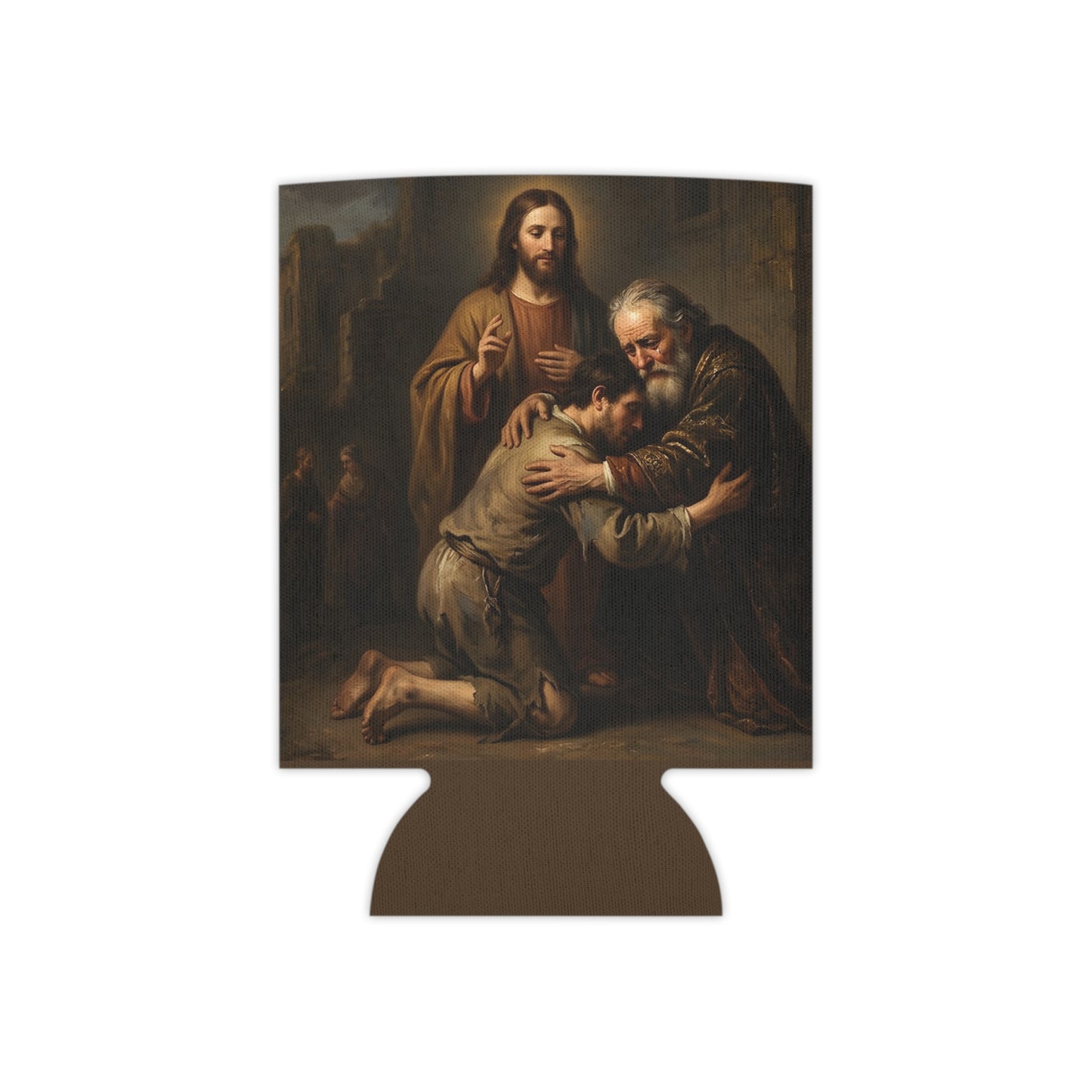 The prodigal son running toward his father - Can Cooler