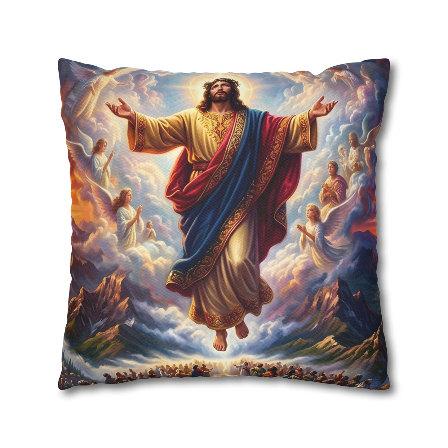 “From Sunrise to Sunset - God Enthroned Above All Nations” - Pillowcase