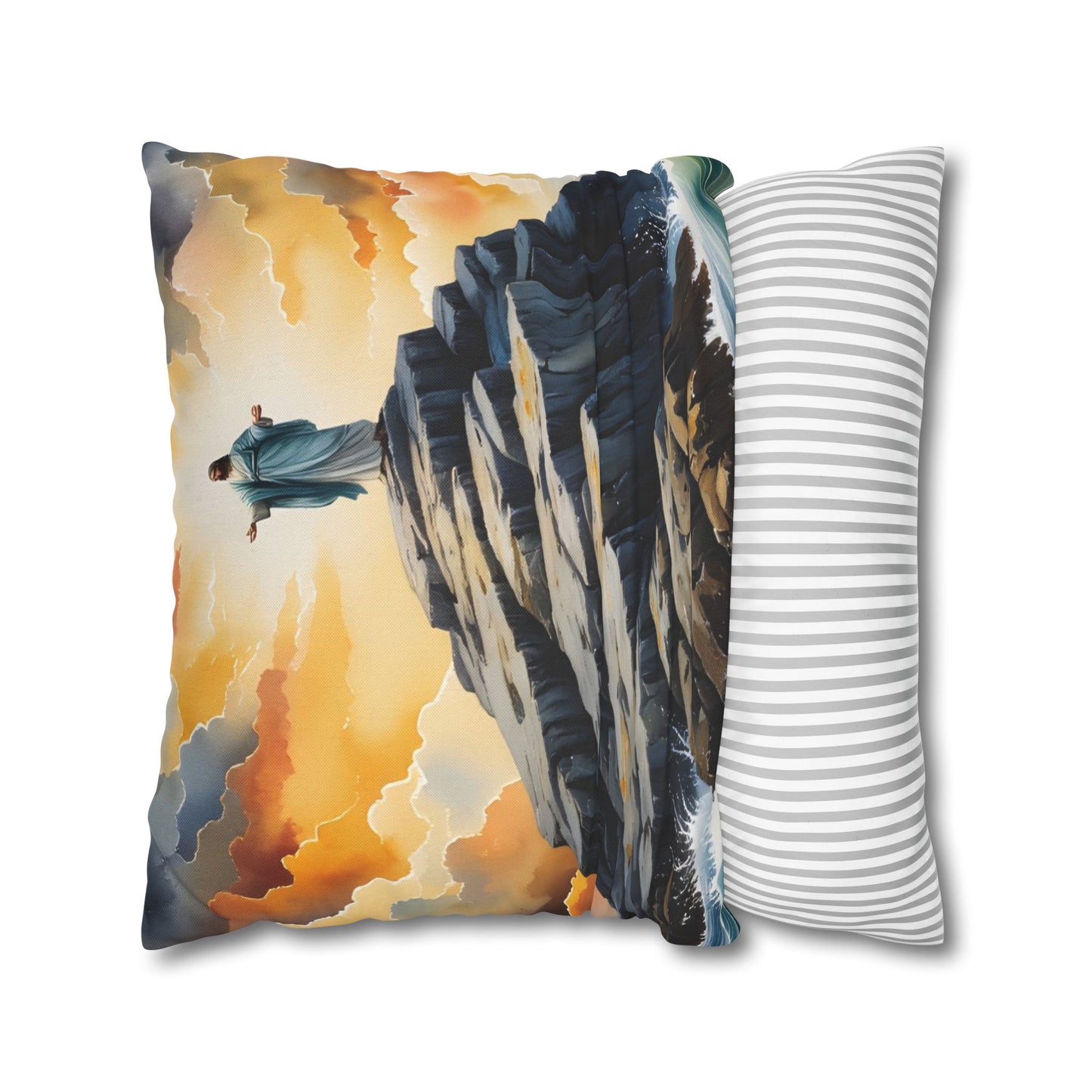 “My Refuge and Strength - Rock in the Storm” - Pillowcase