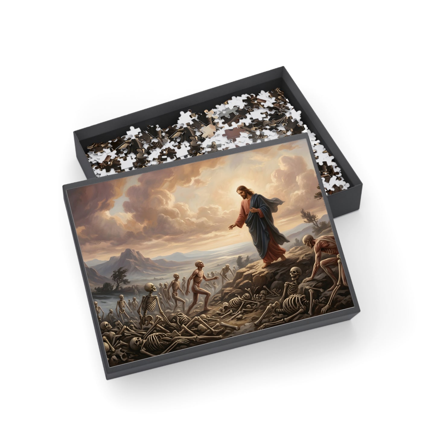 “Valley of Dry Bones - Ezekiel 37 Resurrection” - Jigsaw Puzzle