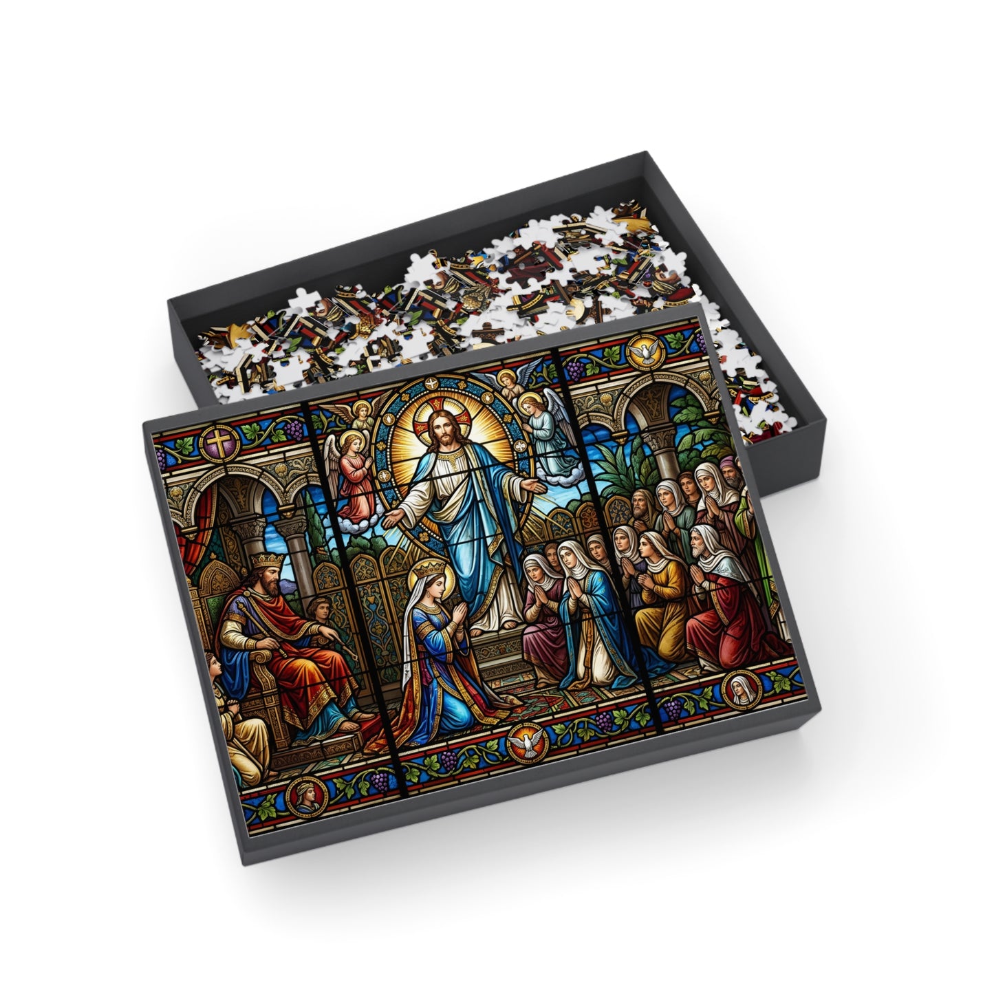 “For Such a Time As This - Esther Before King Ahasuerus” - Jigsaw Puzzle