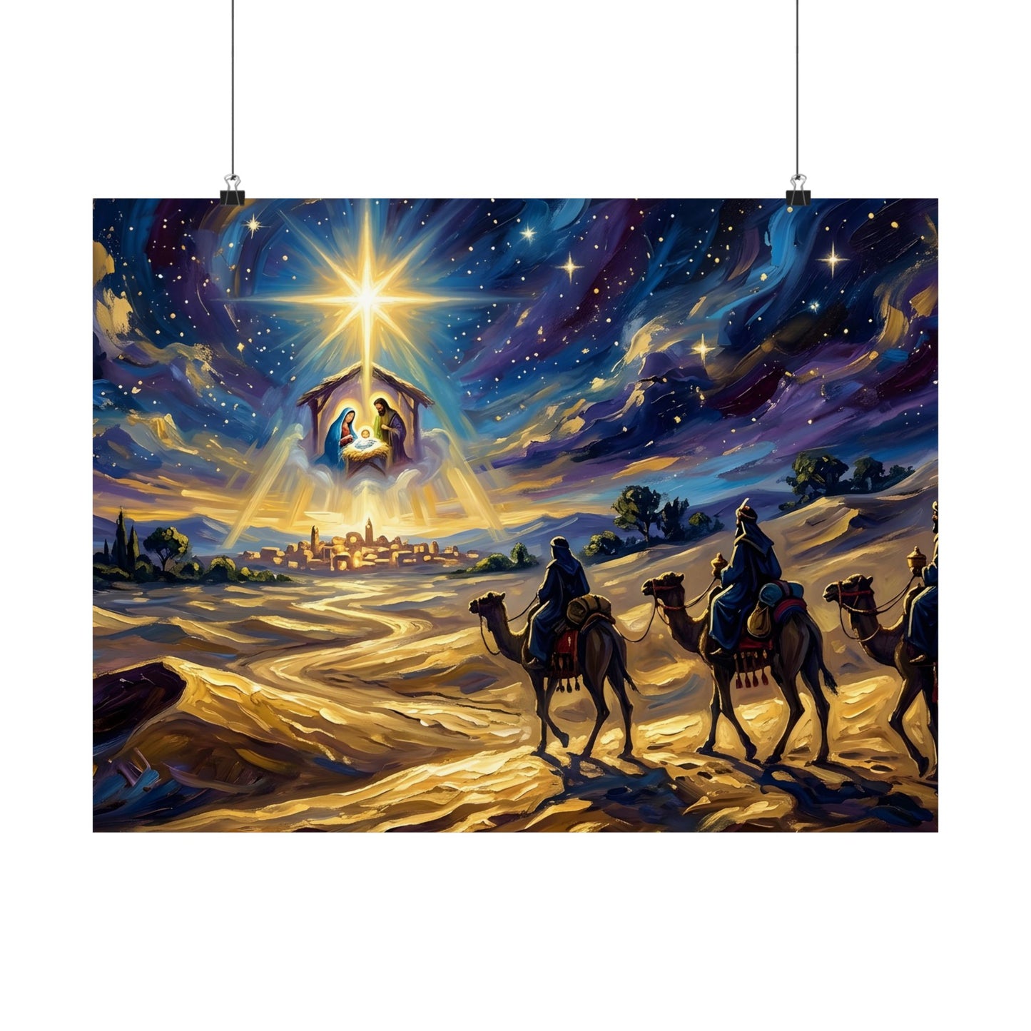 “Journey to Bethlehem - Wise Men Follow the Star” - Poster