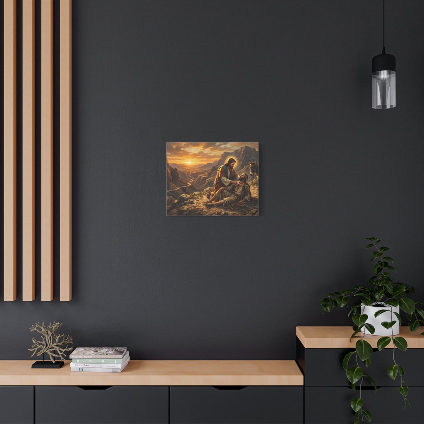 “The Good Samaritan - Compassion on the Jericho Road” - Canvas Art
