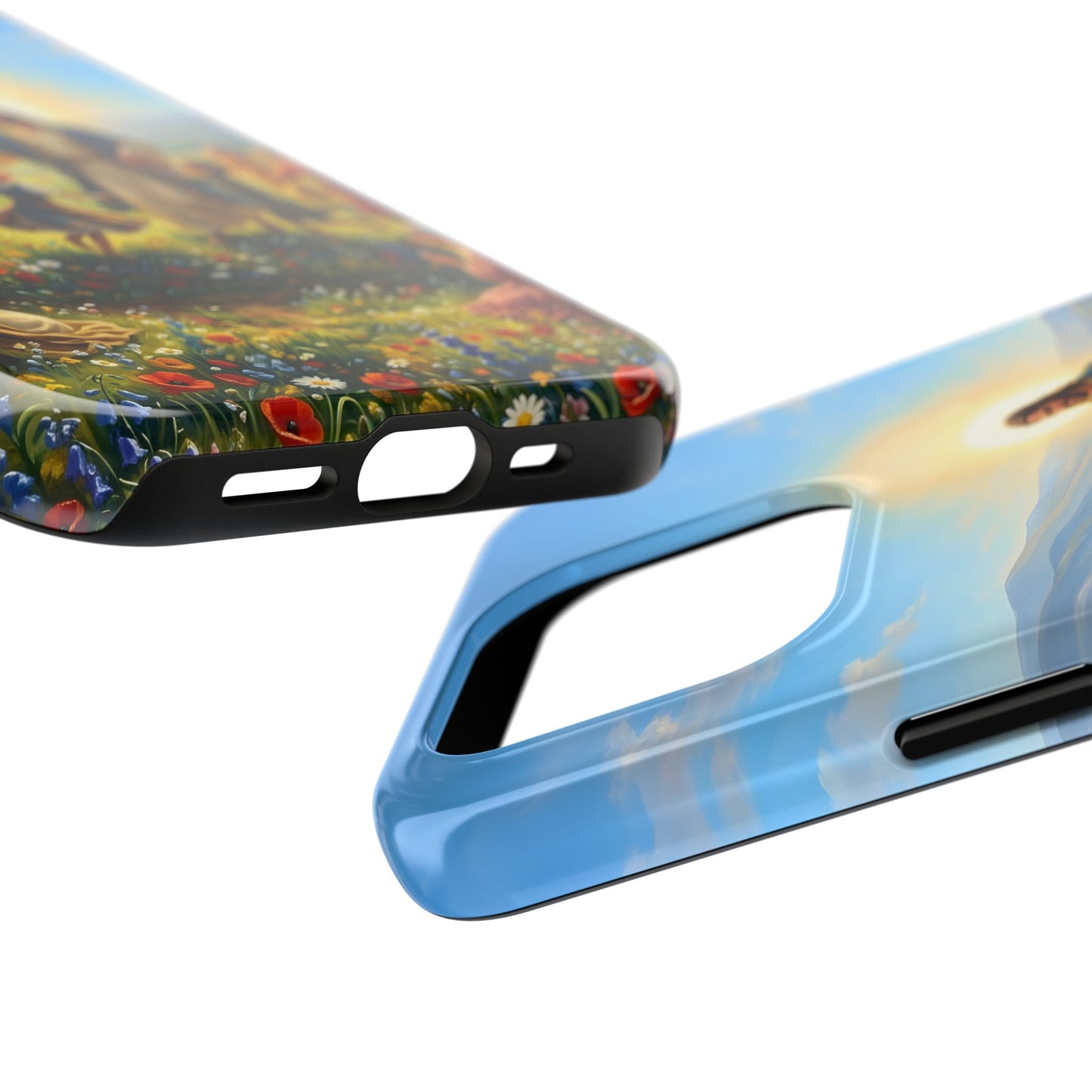 “Joy Overflowing - Children Dancing in the Meadow” - Phone Case