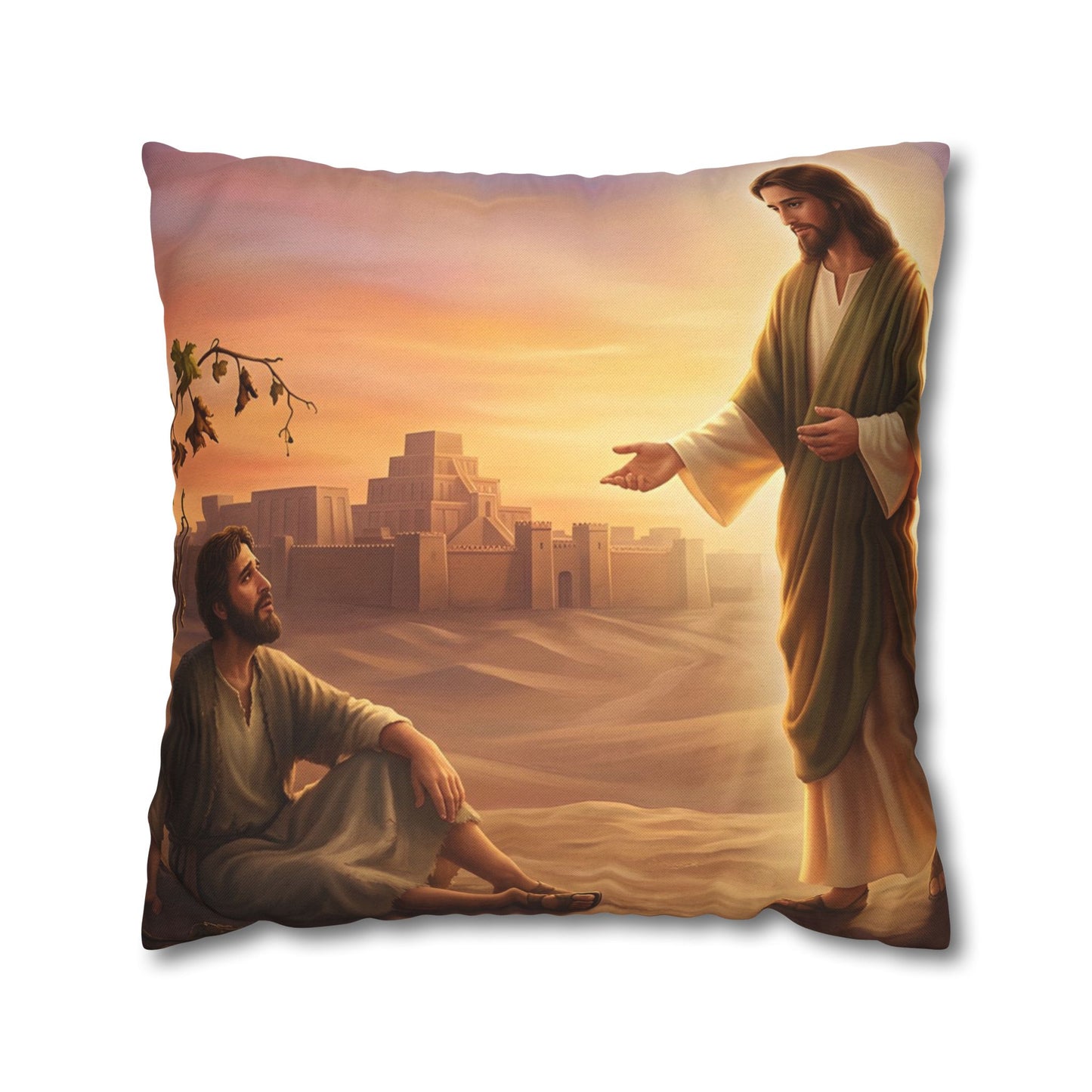 “Withered Vine - Jonah's Lesson in Mercy” - Pillowcase