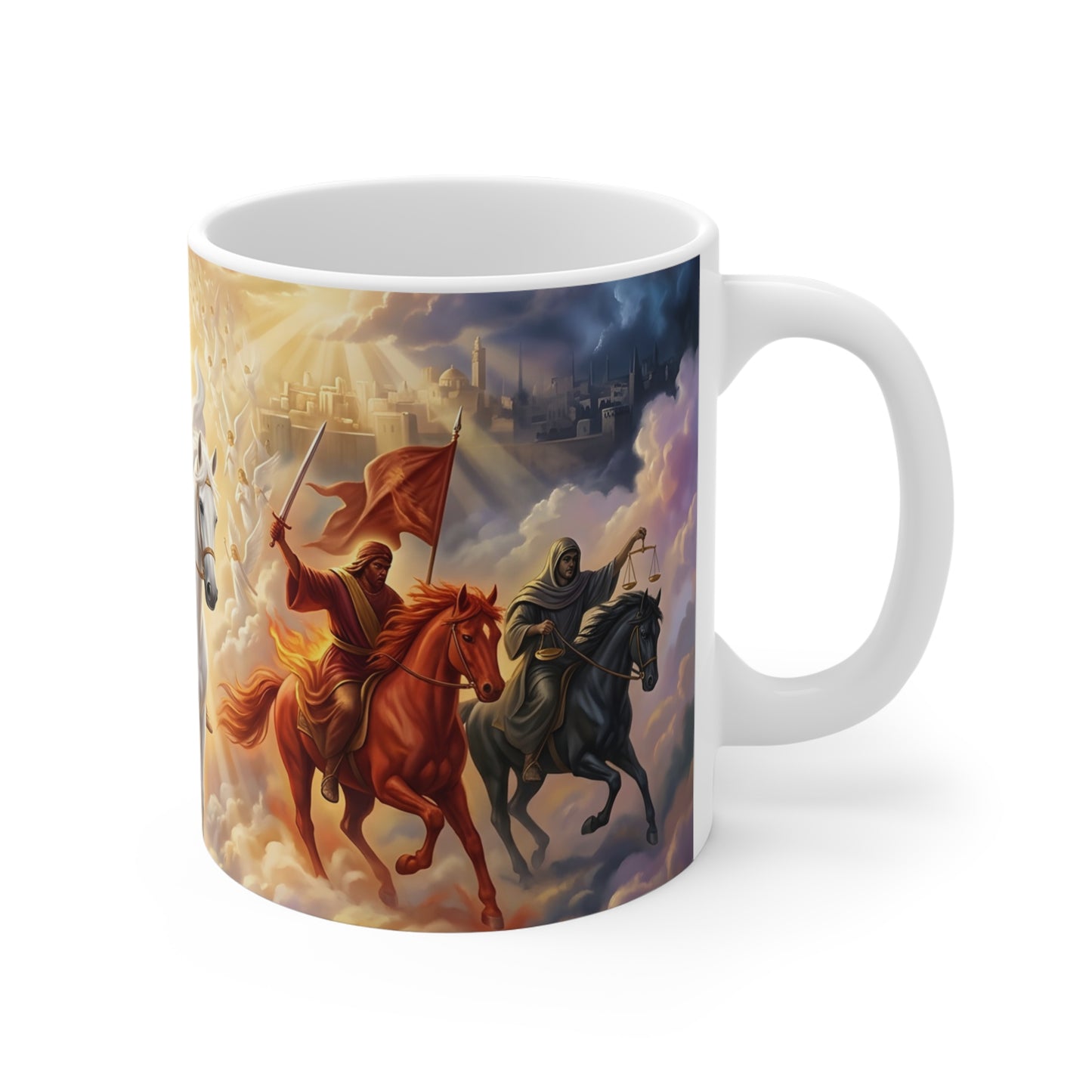 “Behold, A Pale Horse - The Four Horsemen” - Coffee Mug