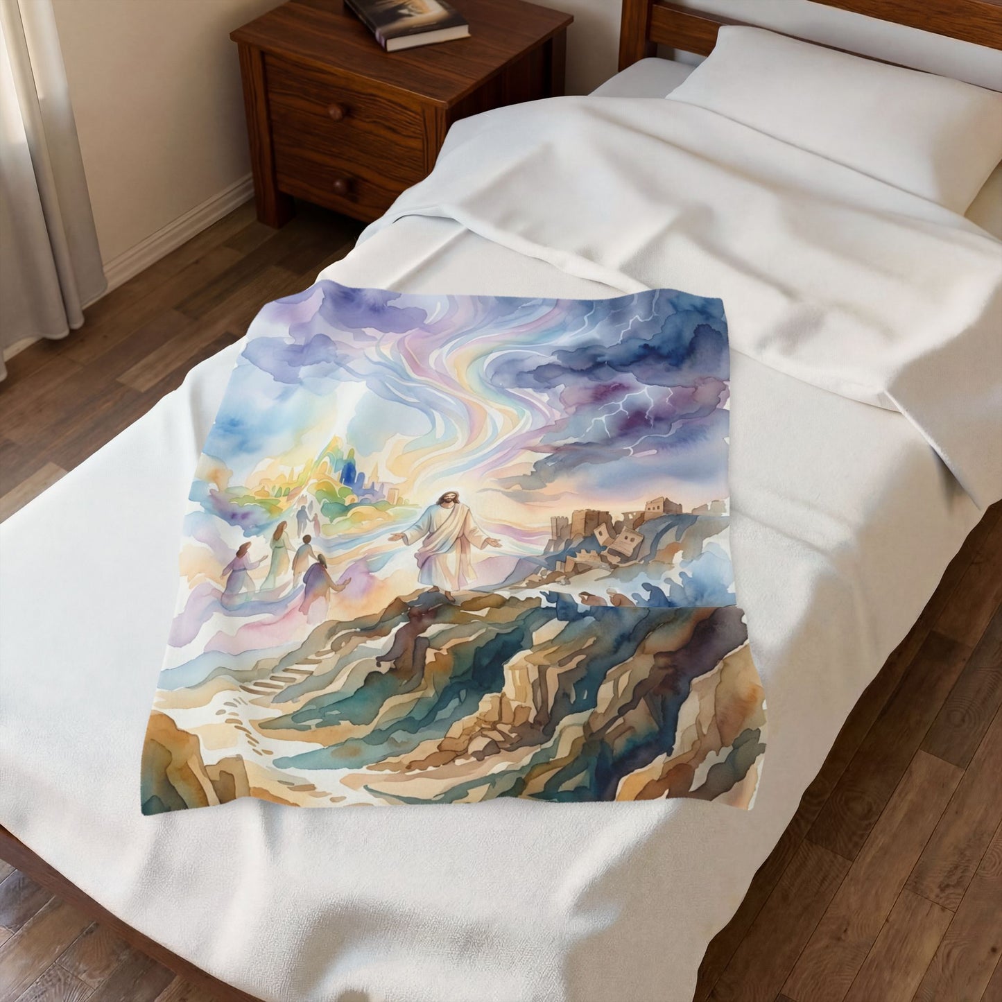 “Pride's Downfall - Obadiah's Prophecy” - Plush Blanket