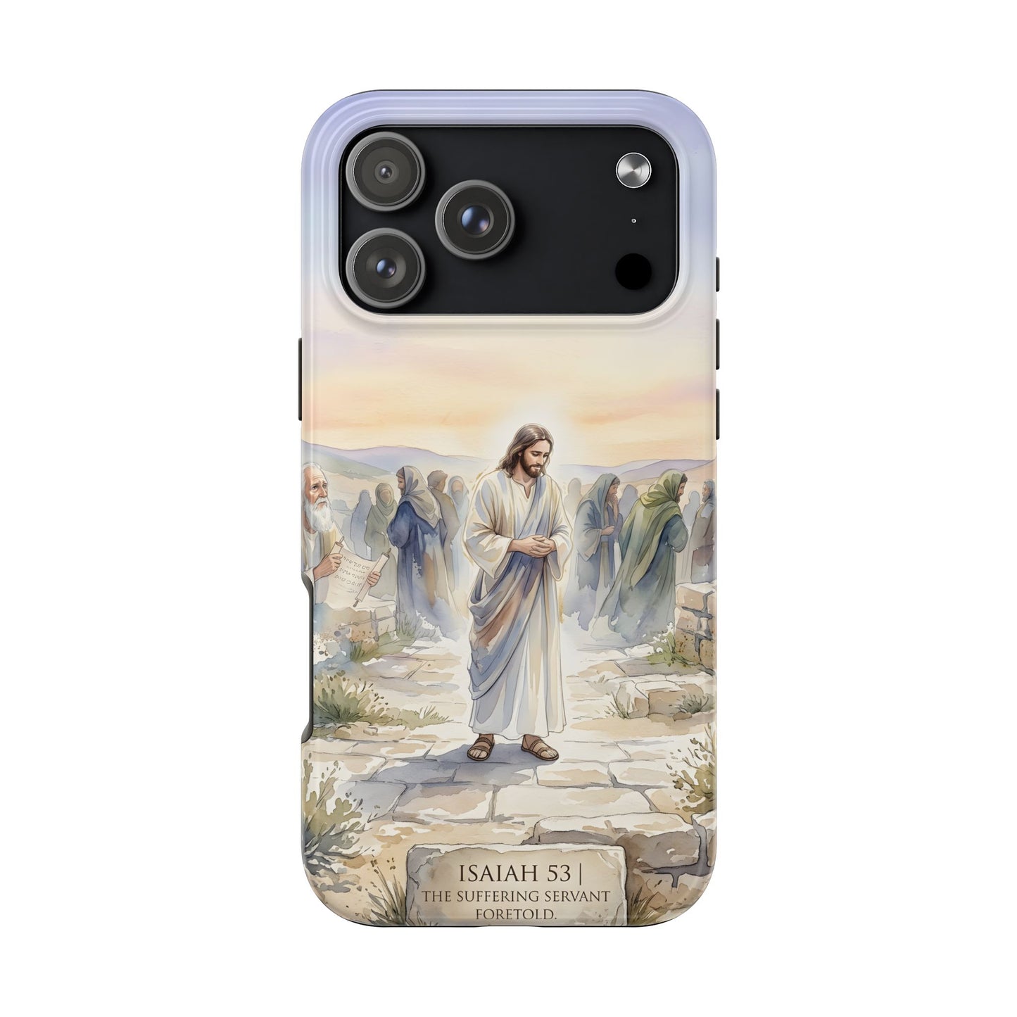 Isaiah prophesying the suffering servant - Phone Case