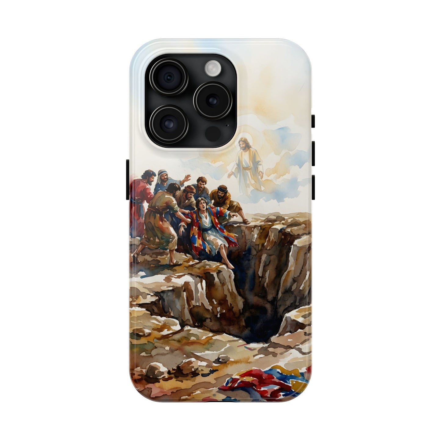 “Betrayal and Providence - Joseph in the Pit” - Phone Case