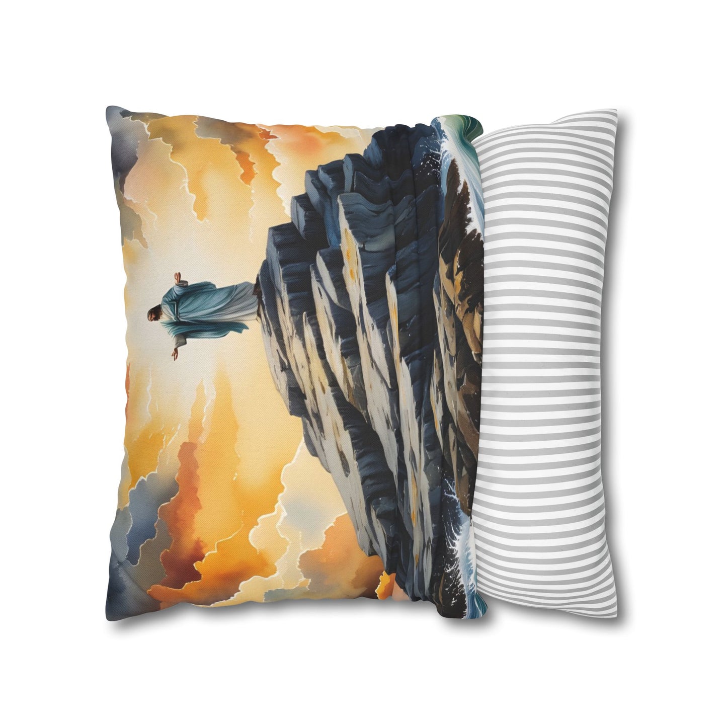 “My Refuge and Strength - Rock in the Storm” - Pillowcase
