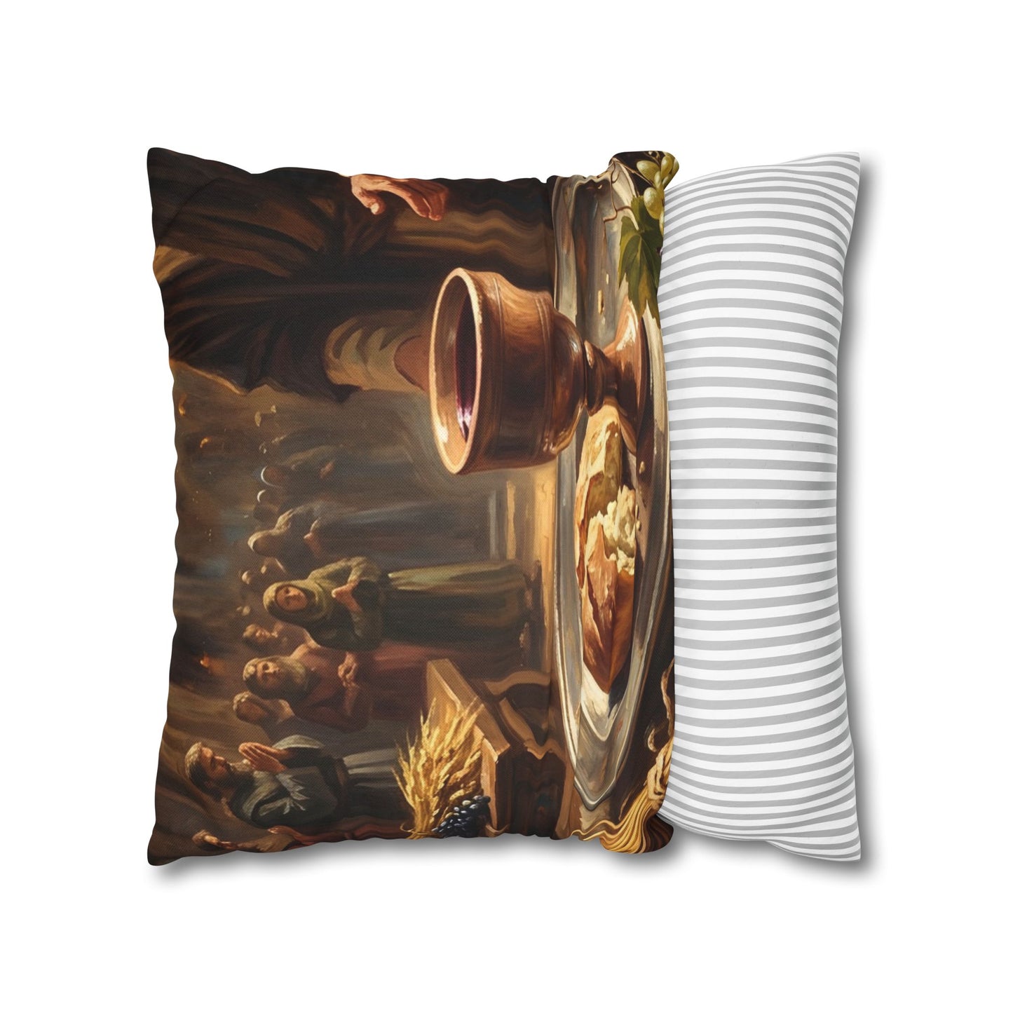 “The Harvest of Faith - Communion Still Life” - Pillowcase