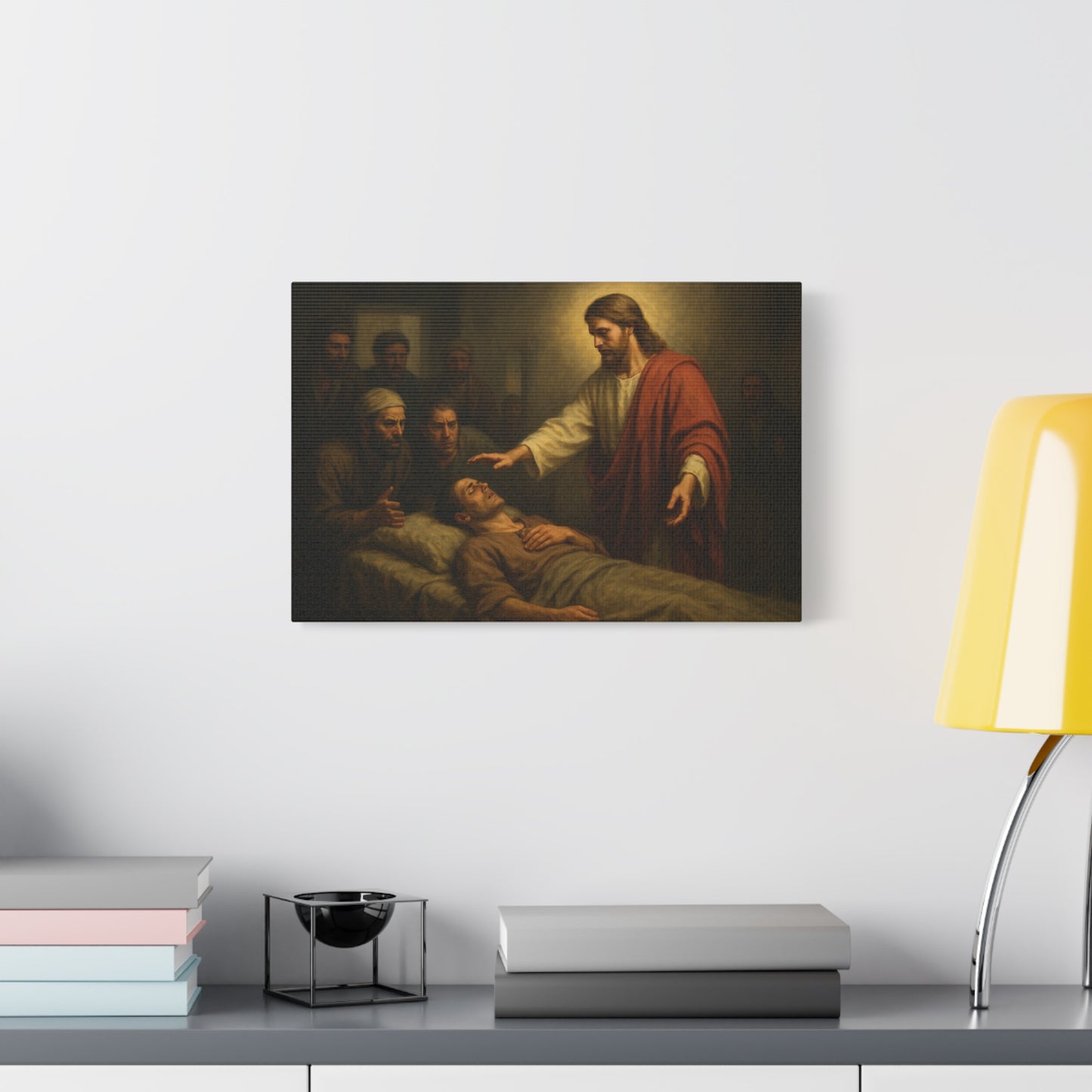“Rise and Walk – Jesus Heals the Paralyzed Man” - Canvas Art