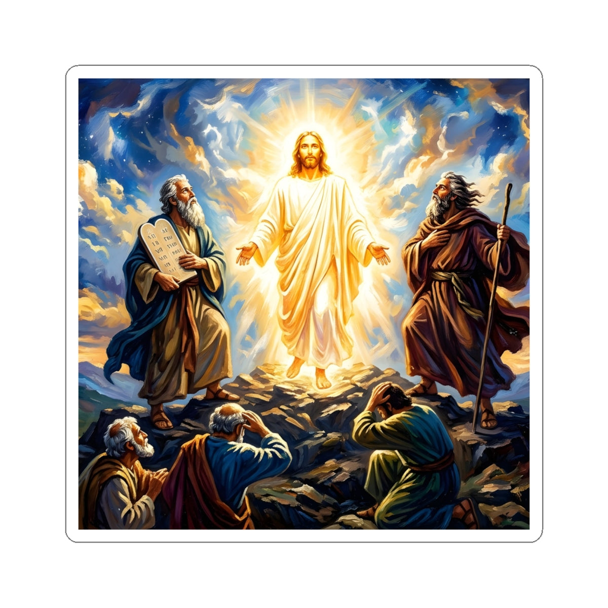 “Glorious Light - The Transfiguration of Jesus” - Sticker