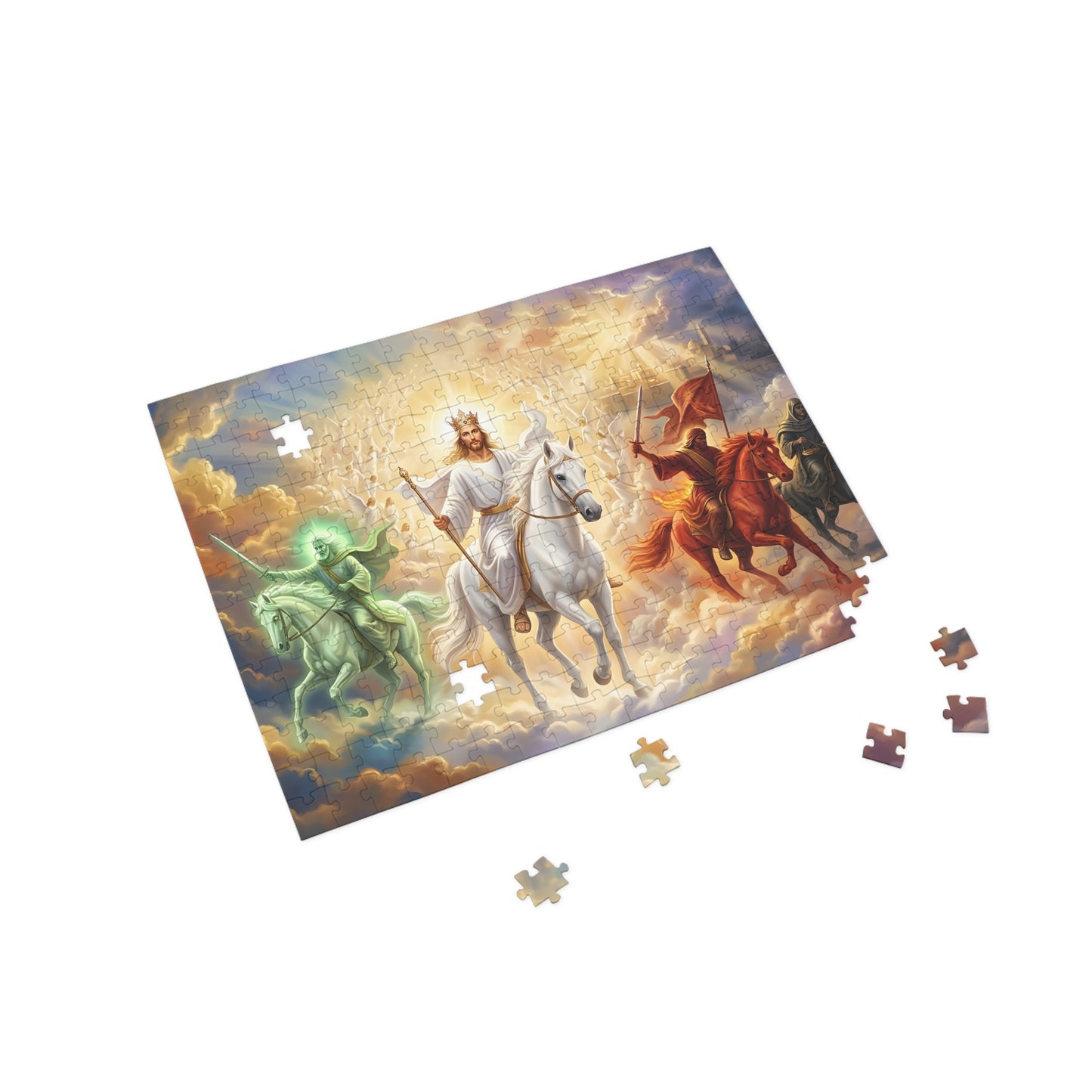 “Behold, A Pale Horse - The Four Horsemen” - Jigsaw Puzzle