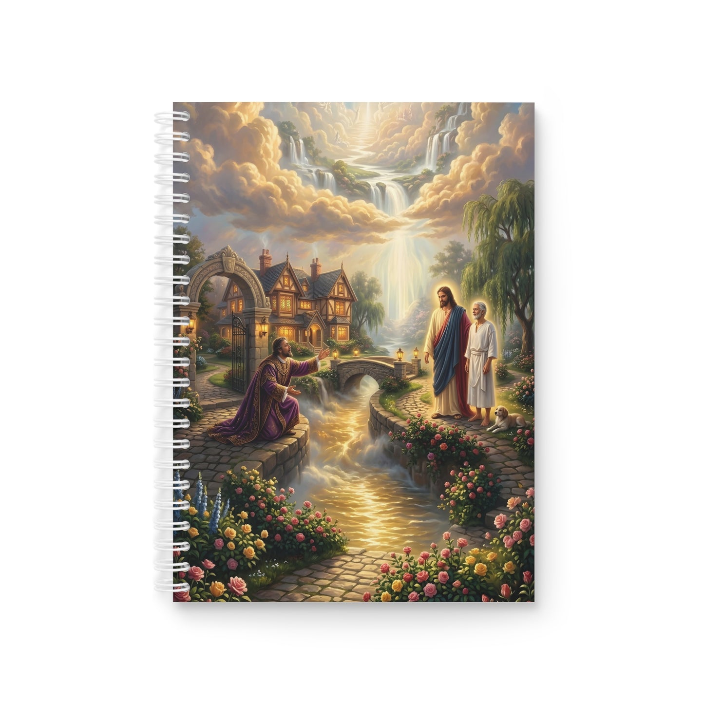 “The Great Reversal - Lazarus at the Rich Man’s Gate” - Spiral Notebook