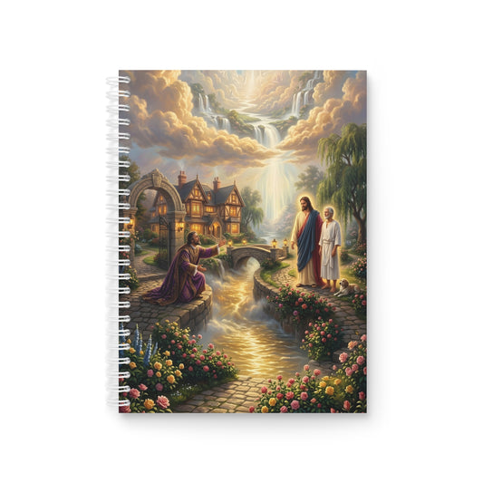 “The Great Reversal - Lazarus at the Rich Man’s Gate” - Spiral Notebook